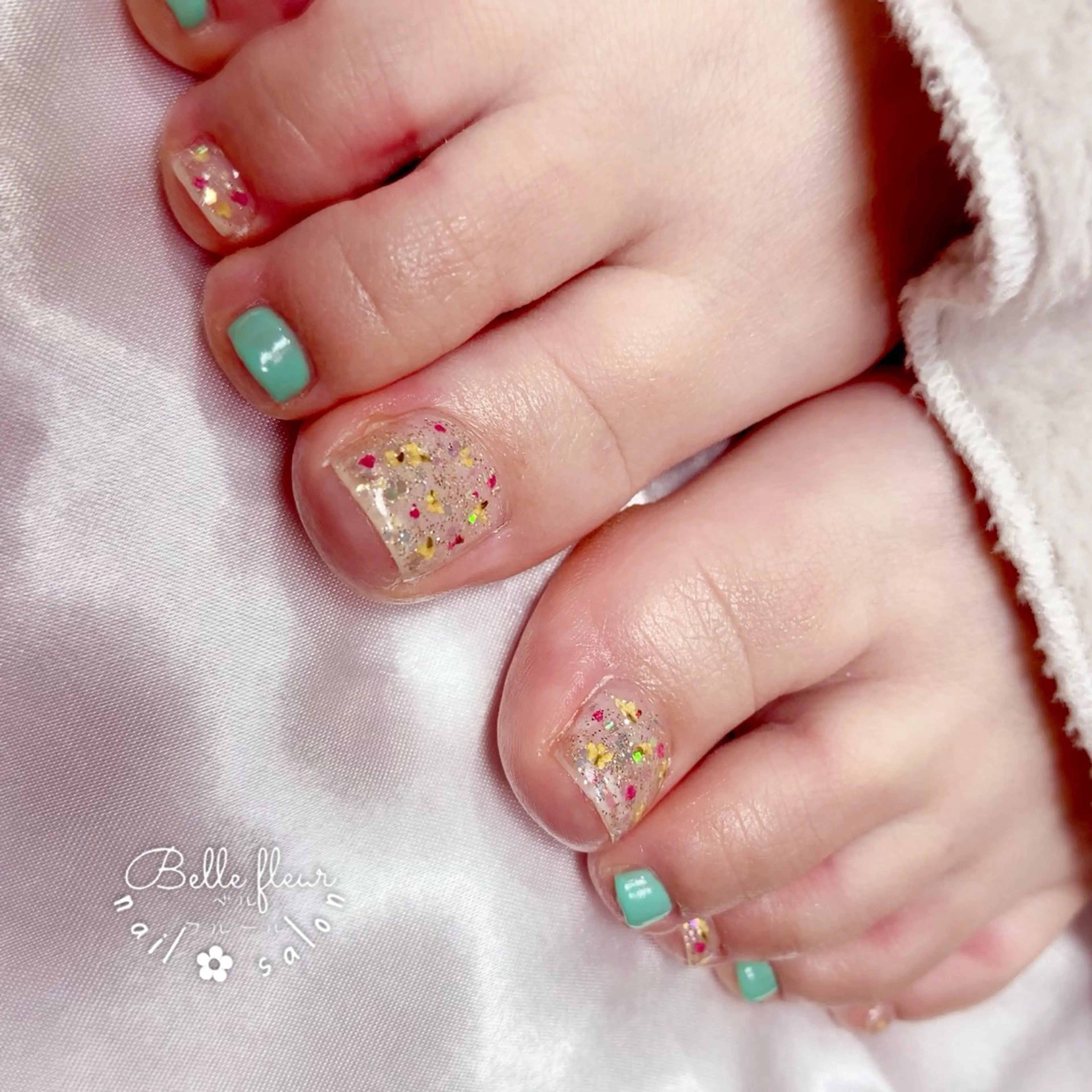 ネイル フラワーネイル フットネイル ﾈｲﾙｻﾛﾝ Bellefleurのネイルデザイン