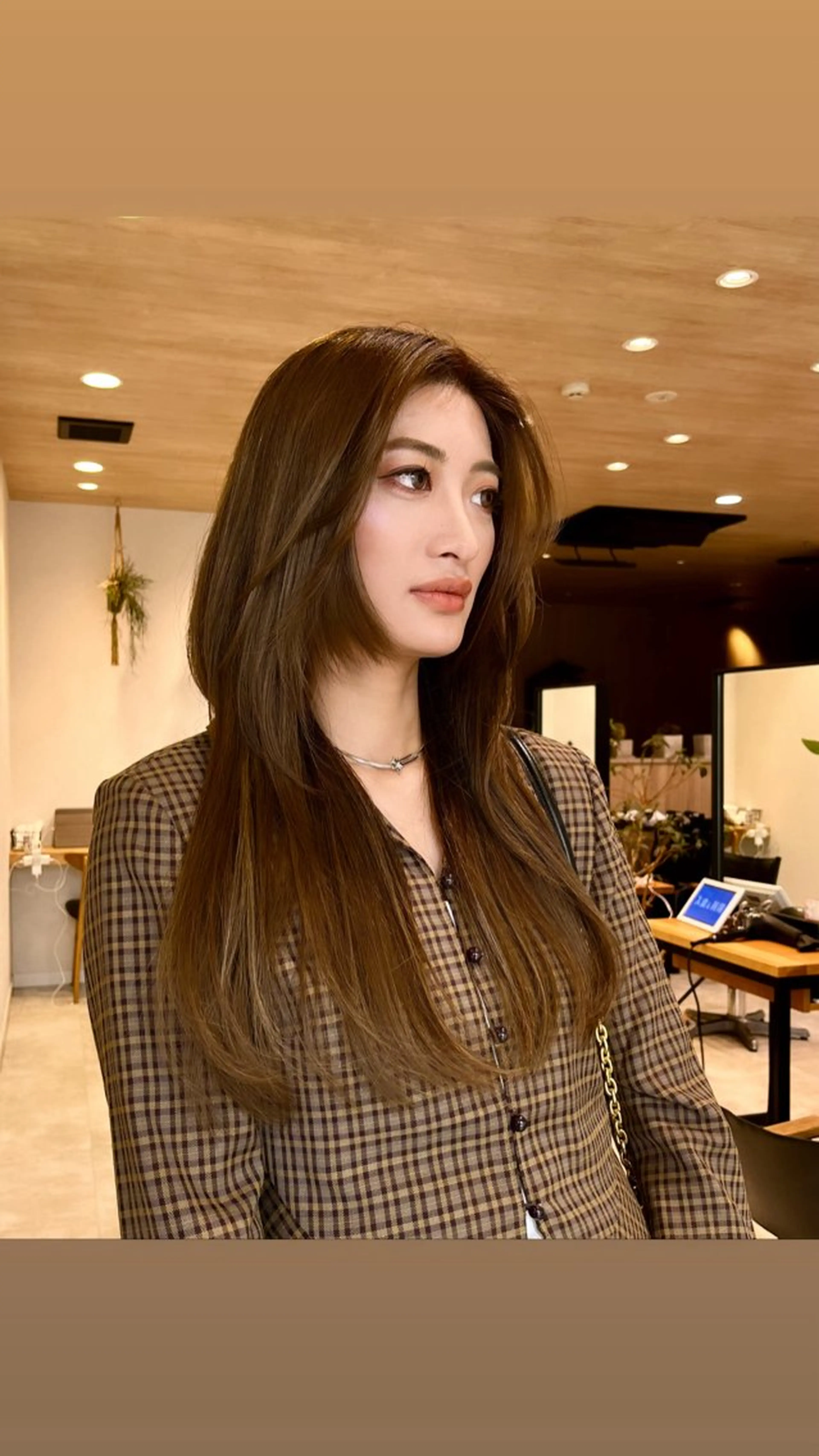 ロング カラー カット ヘアカラー トリートメント レイヤー/艶カラー /yuan⟡.·のヘアスタイル