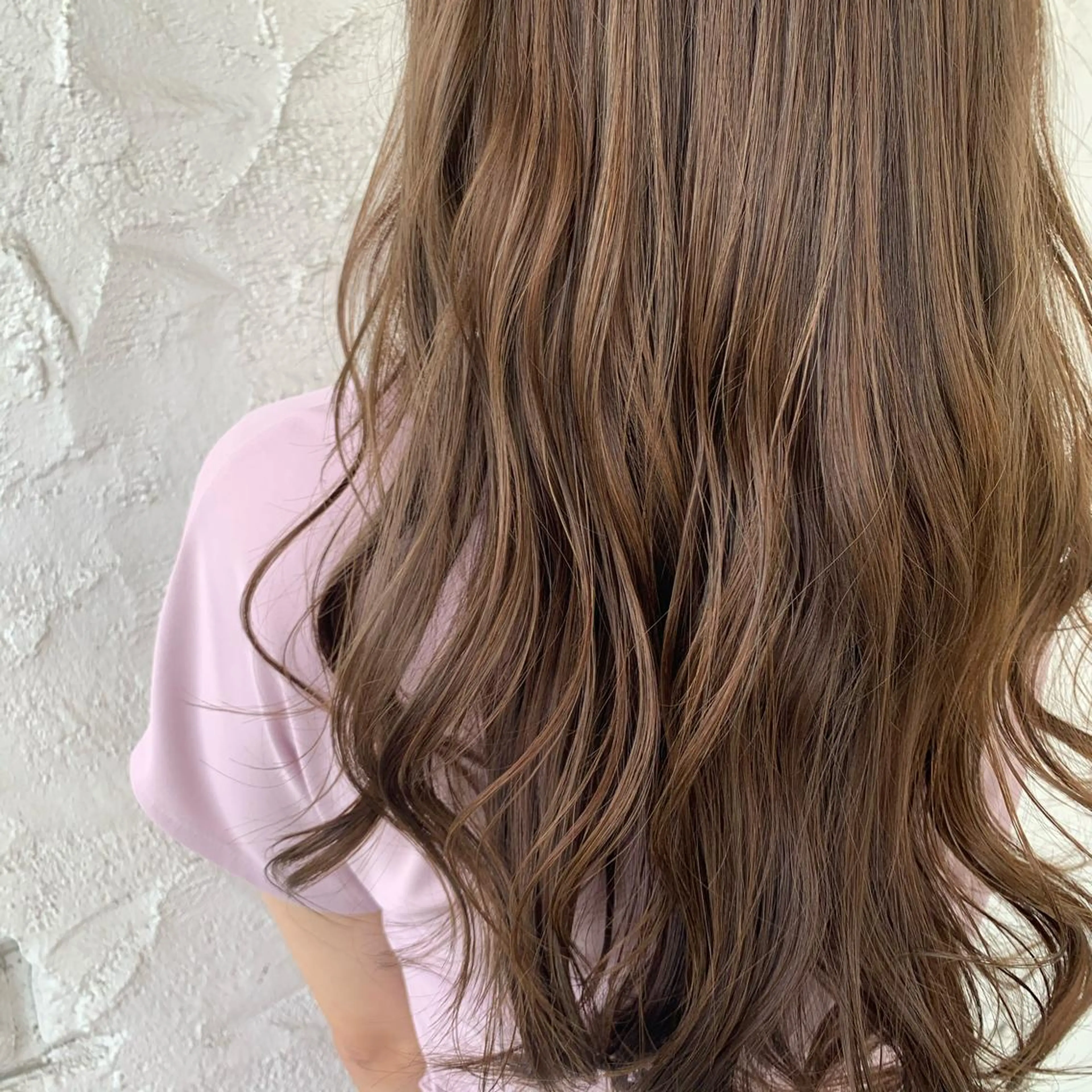 セミロング カラー カット ヘアカラー トリートメント 【髪質改善】 夏目結以のヘアスタイル