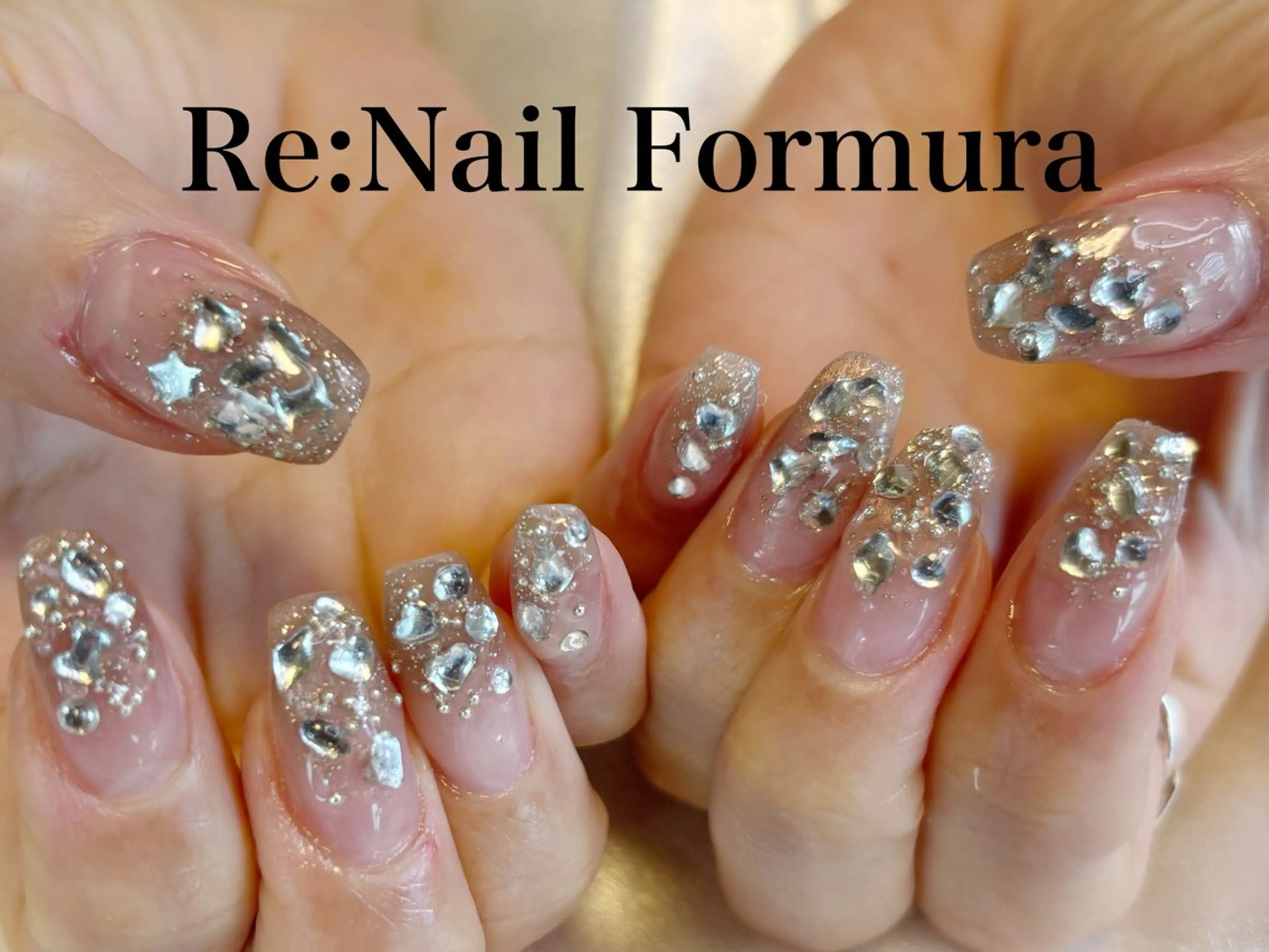 ミディアム ハンドネイル Re:Nail Formula所属・kido chieのネイルデザイン