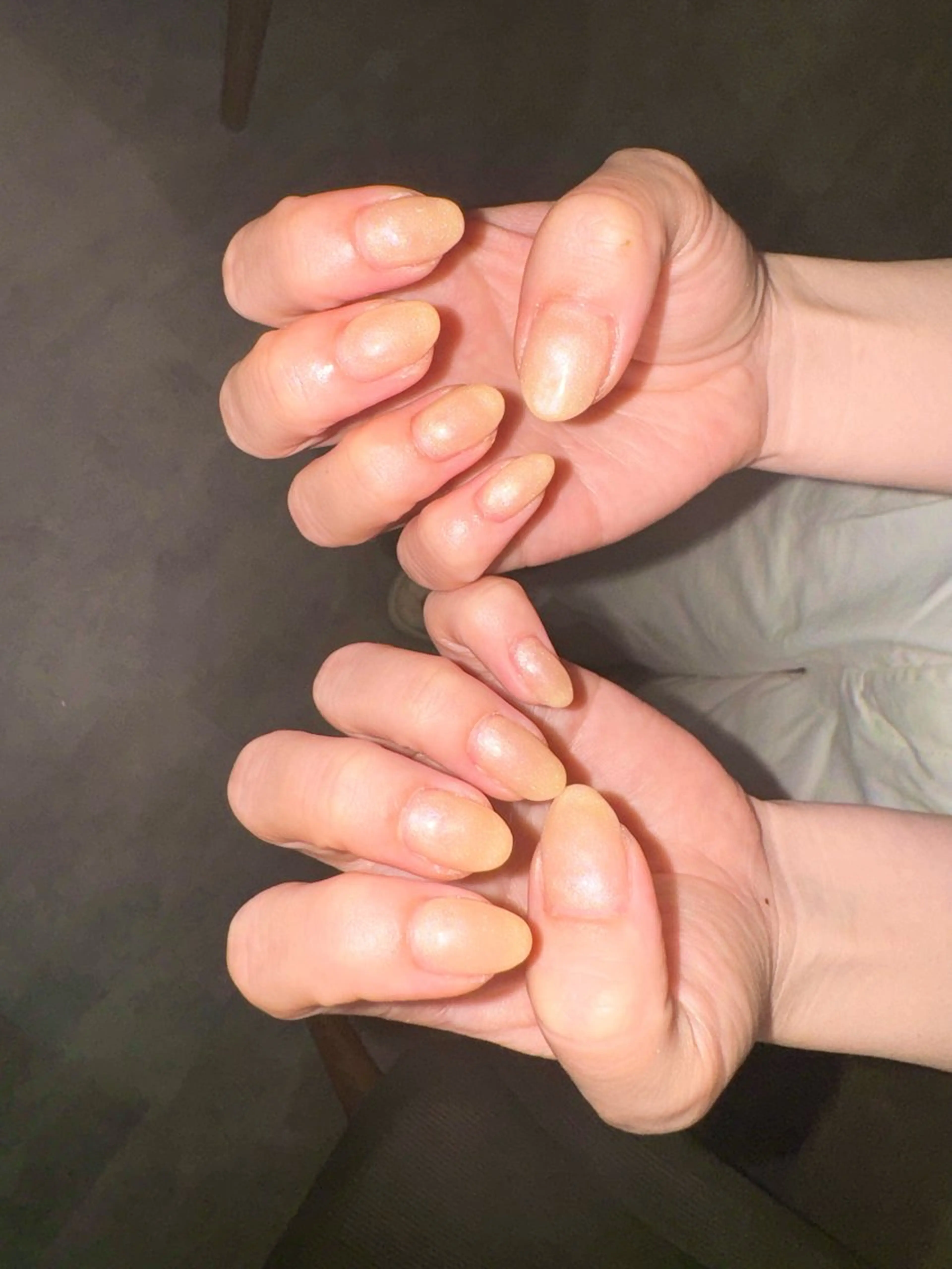 ネイル ワンカラーネイル Mahiru ➰🎀🤍のネイルデザイン