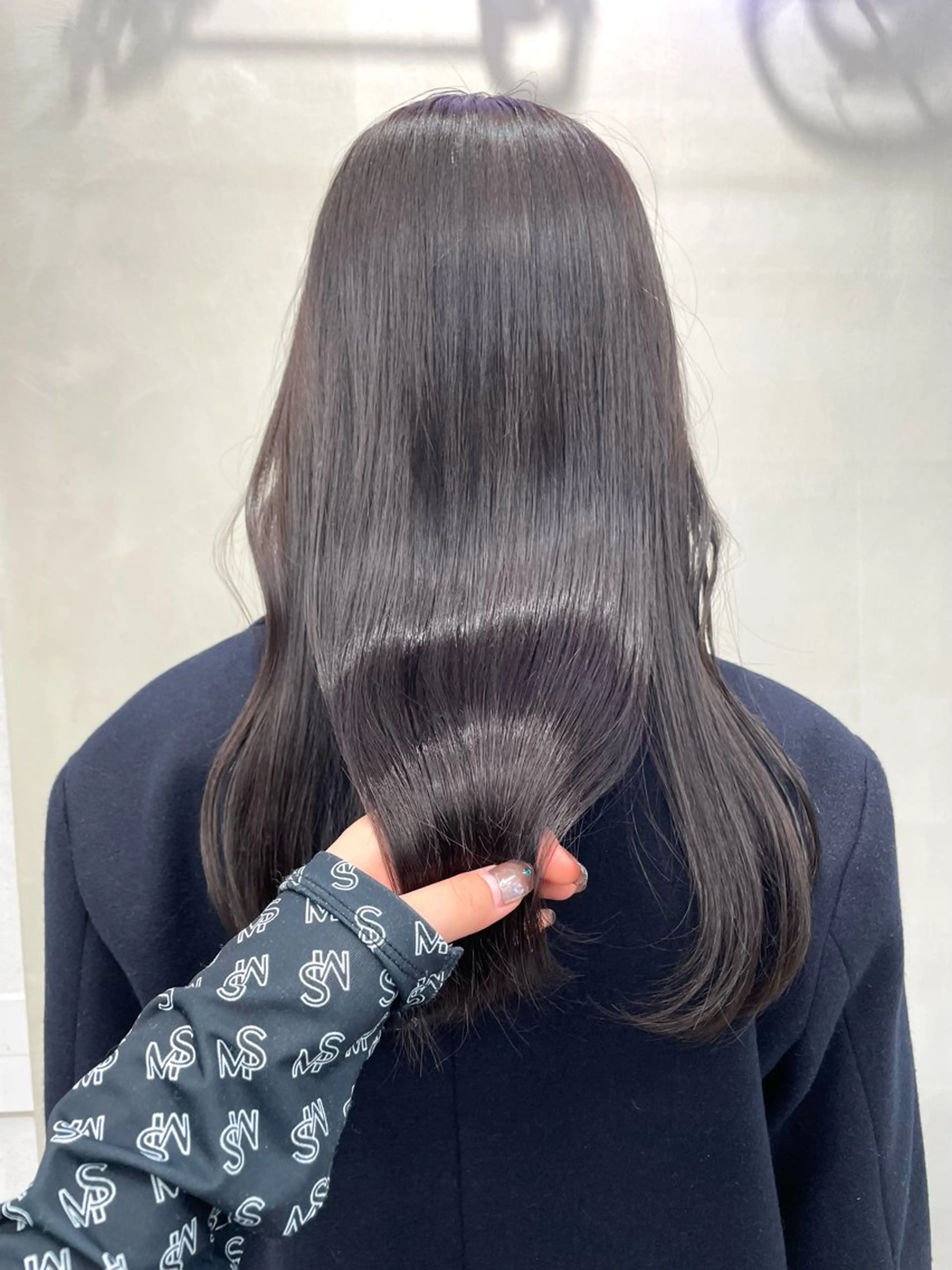 セミロング カラー 透明感カラー the path shogo🌻のヘアスタイル