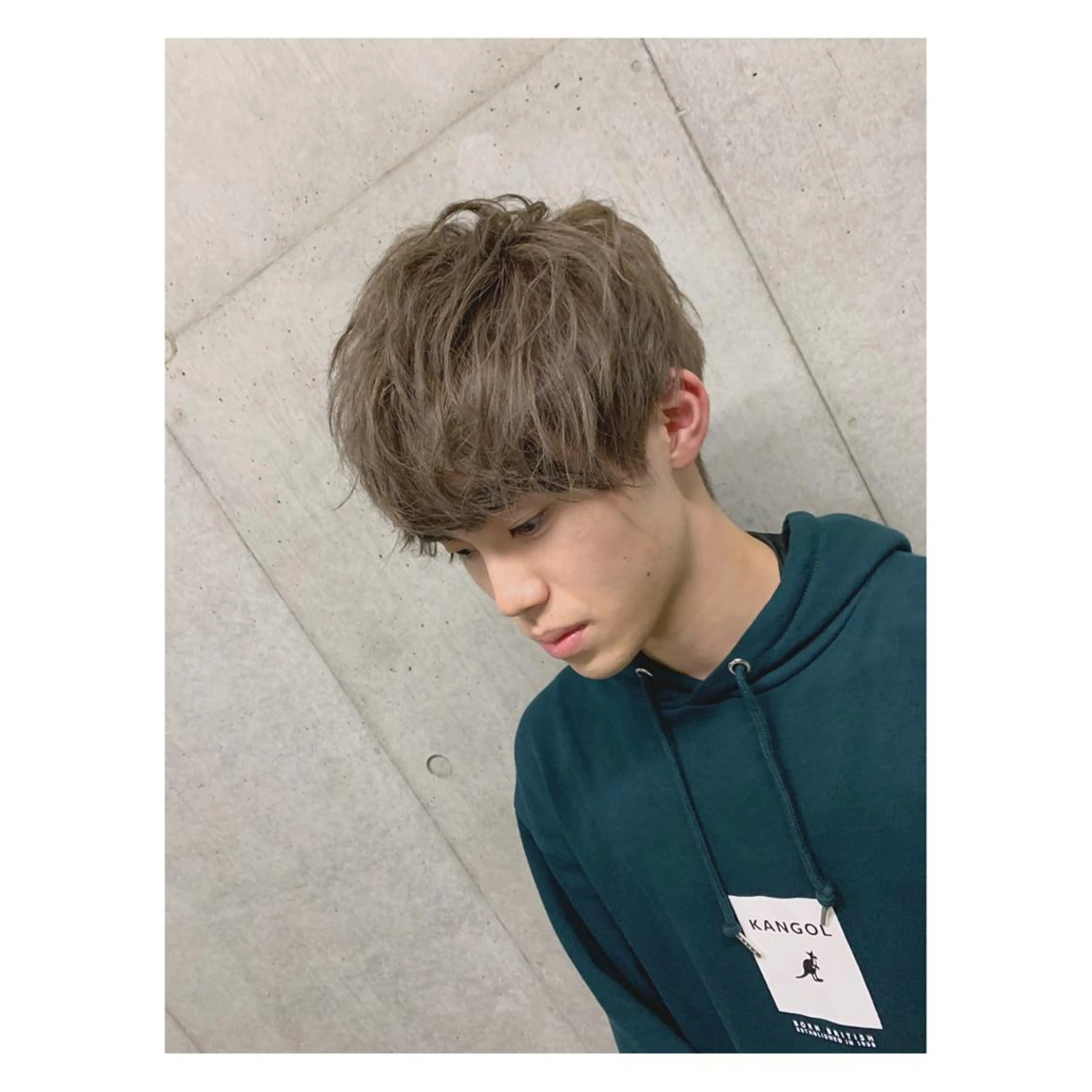 ショート カラー ヘアアレンジ メンズ ange☞ soutaのヘアスタイル