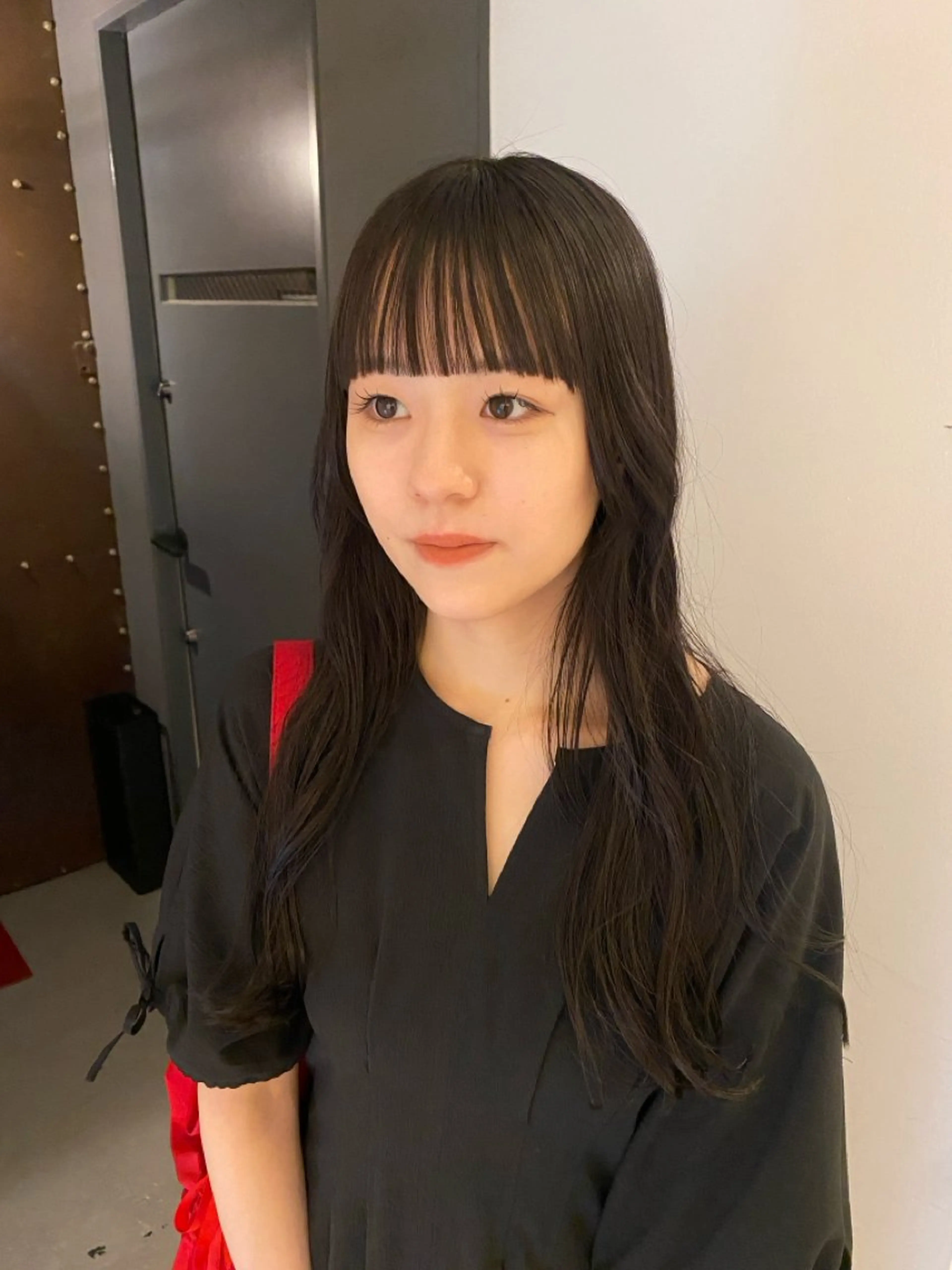 ロング ヘアカラー トリートメント みやけ ひなのヘアスタイル