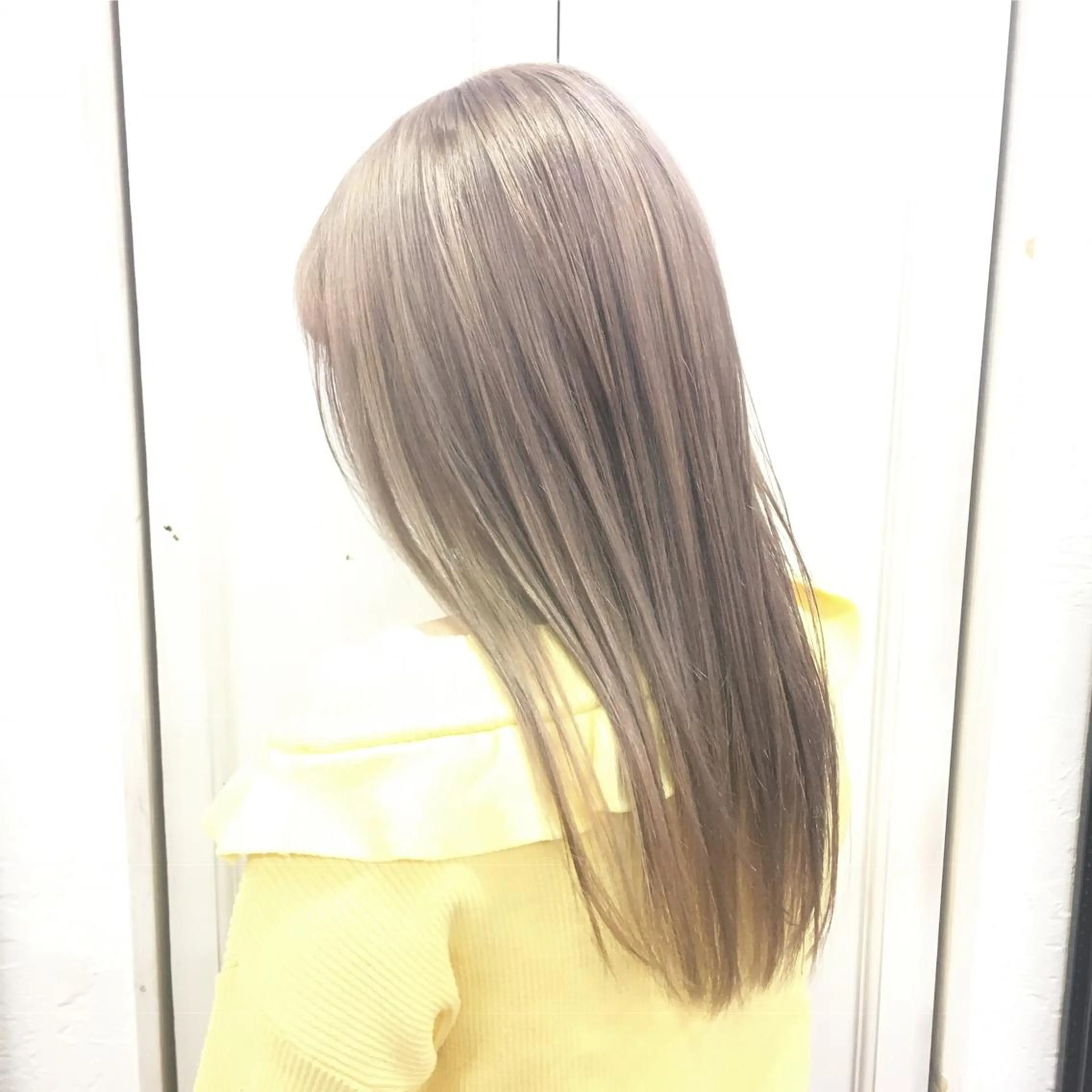 ロング カラー ピンクベージュ/新潟 万代/高橋桃葉🍑のヘアスタイル