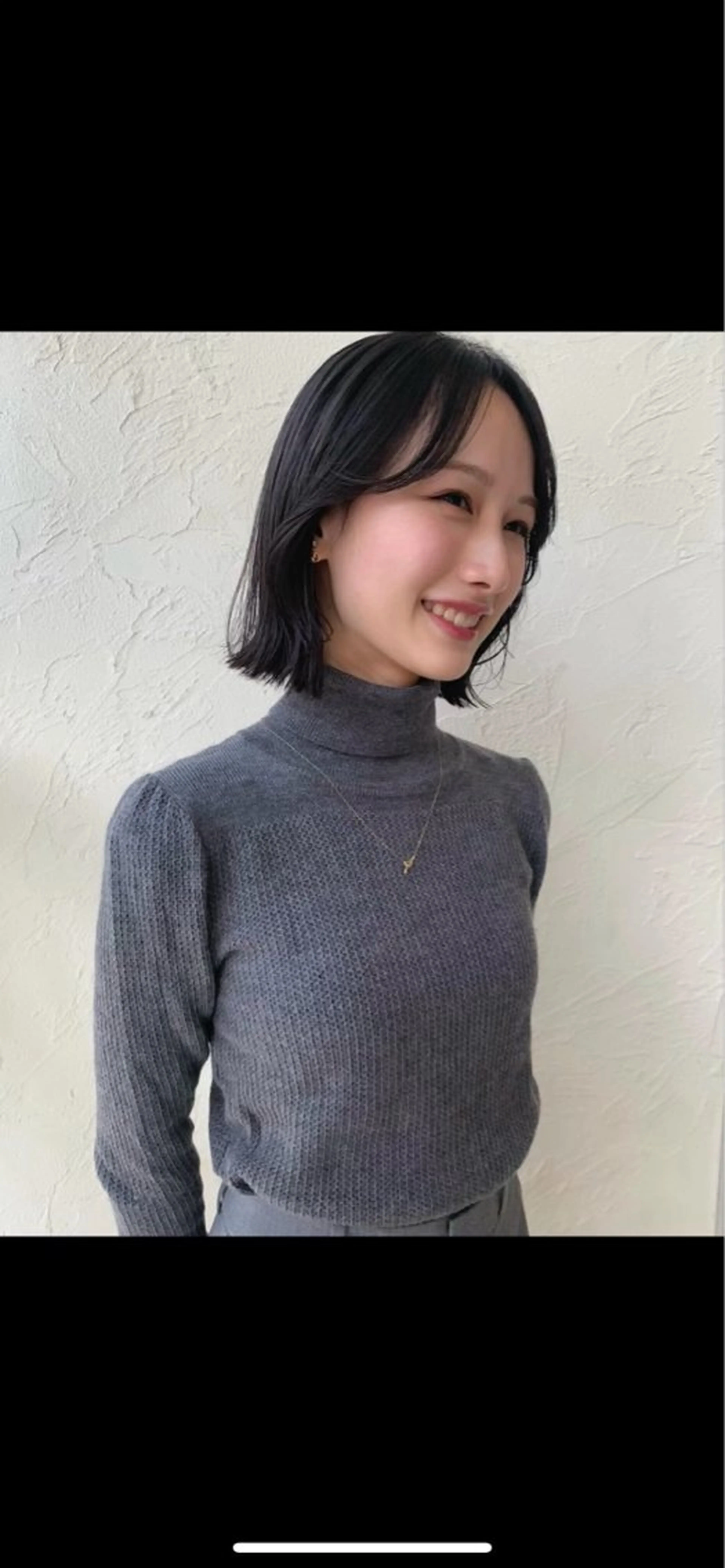 ショート ボブ 外ハネヘア 庄司 朱里のヘアスタイル