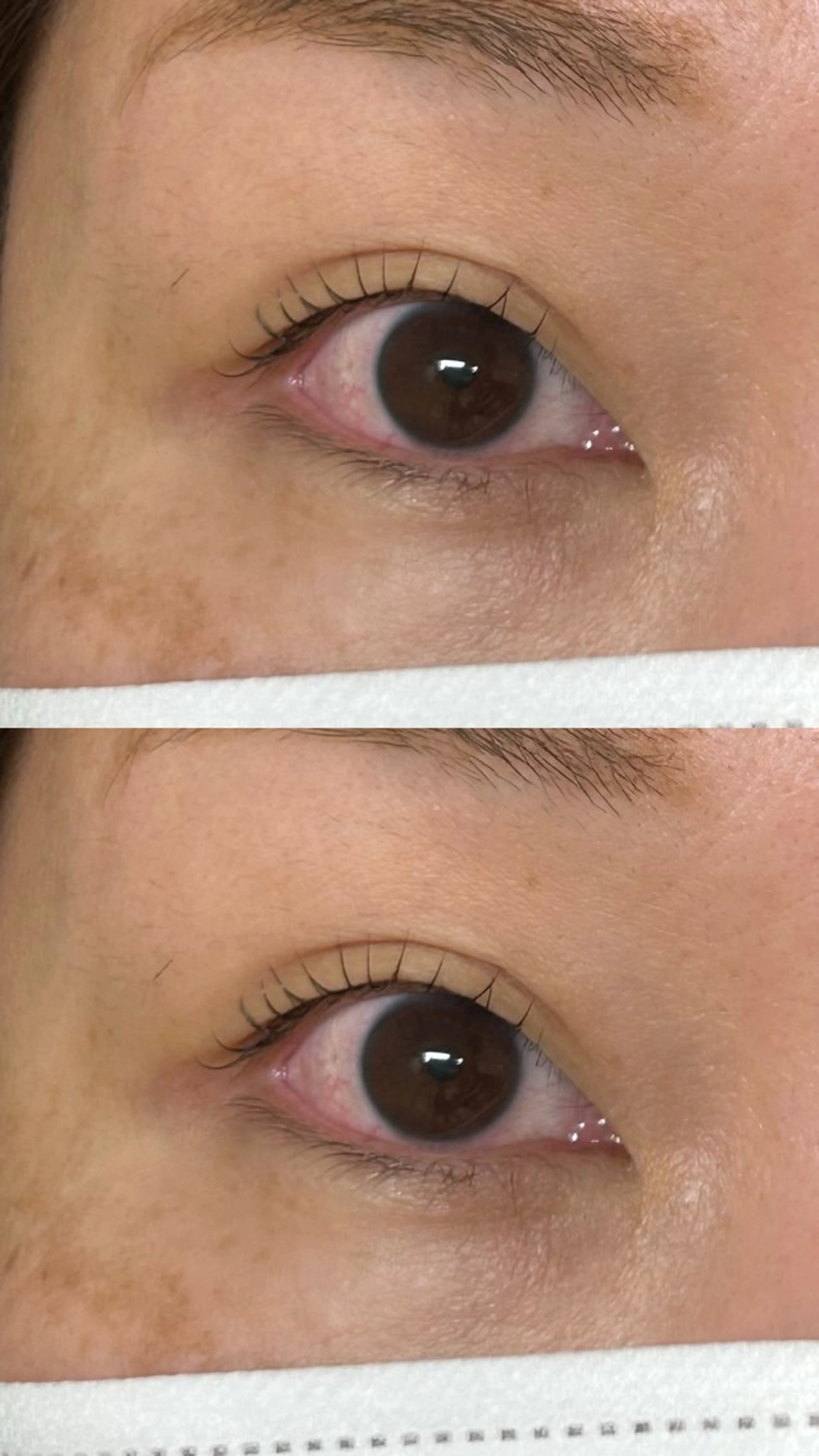 マツエク・マツパ ナチュラル 一重×まつ毛パーマ Grandoll Luxe所属・西田 るかのマツエク・マツパデザイン