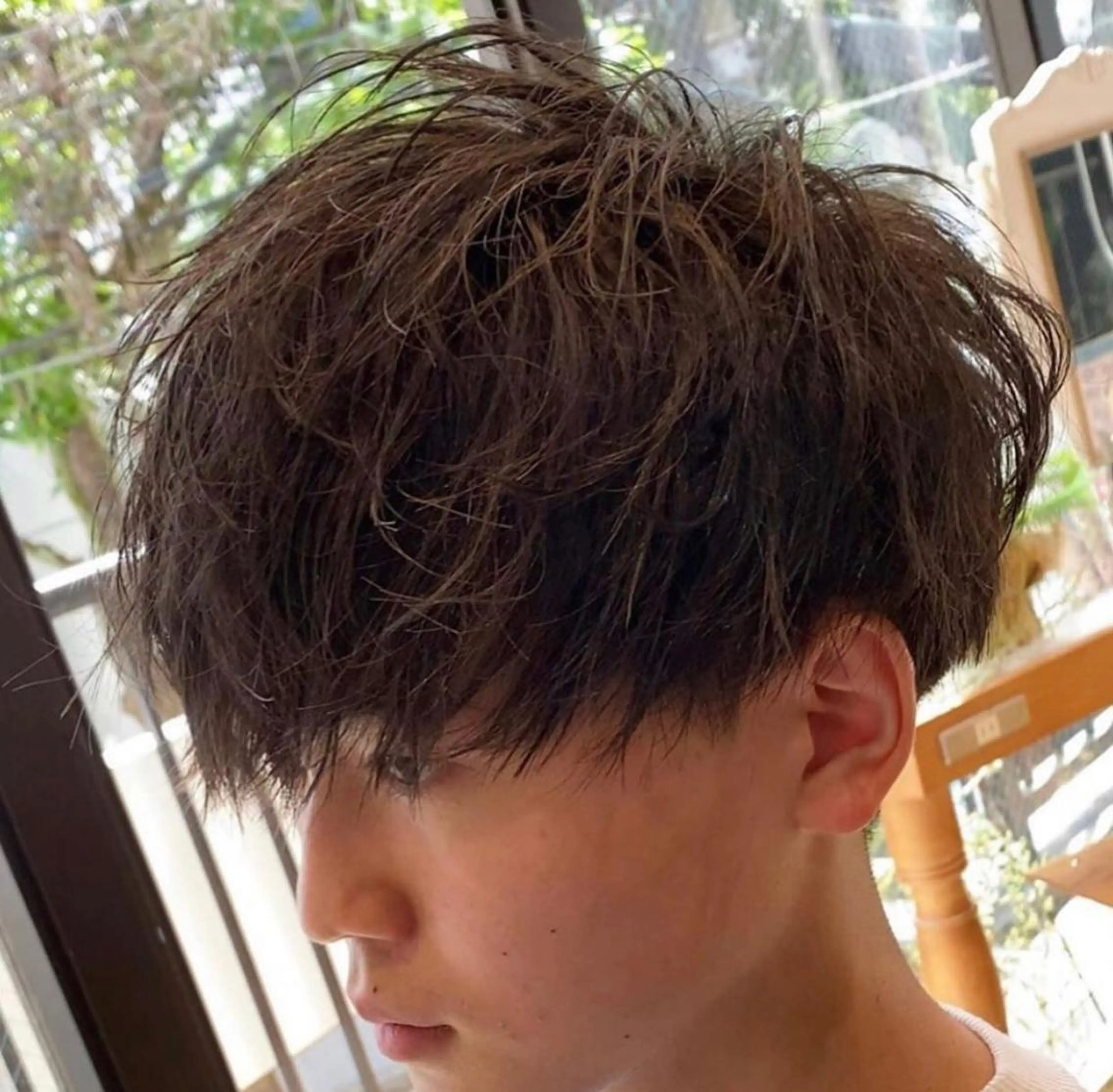 メンズ カット ヘアセット 海外レイヤー鯉渕 【海外風メンズも◎】のヘアスタイル