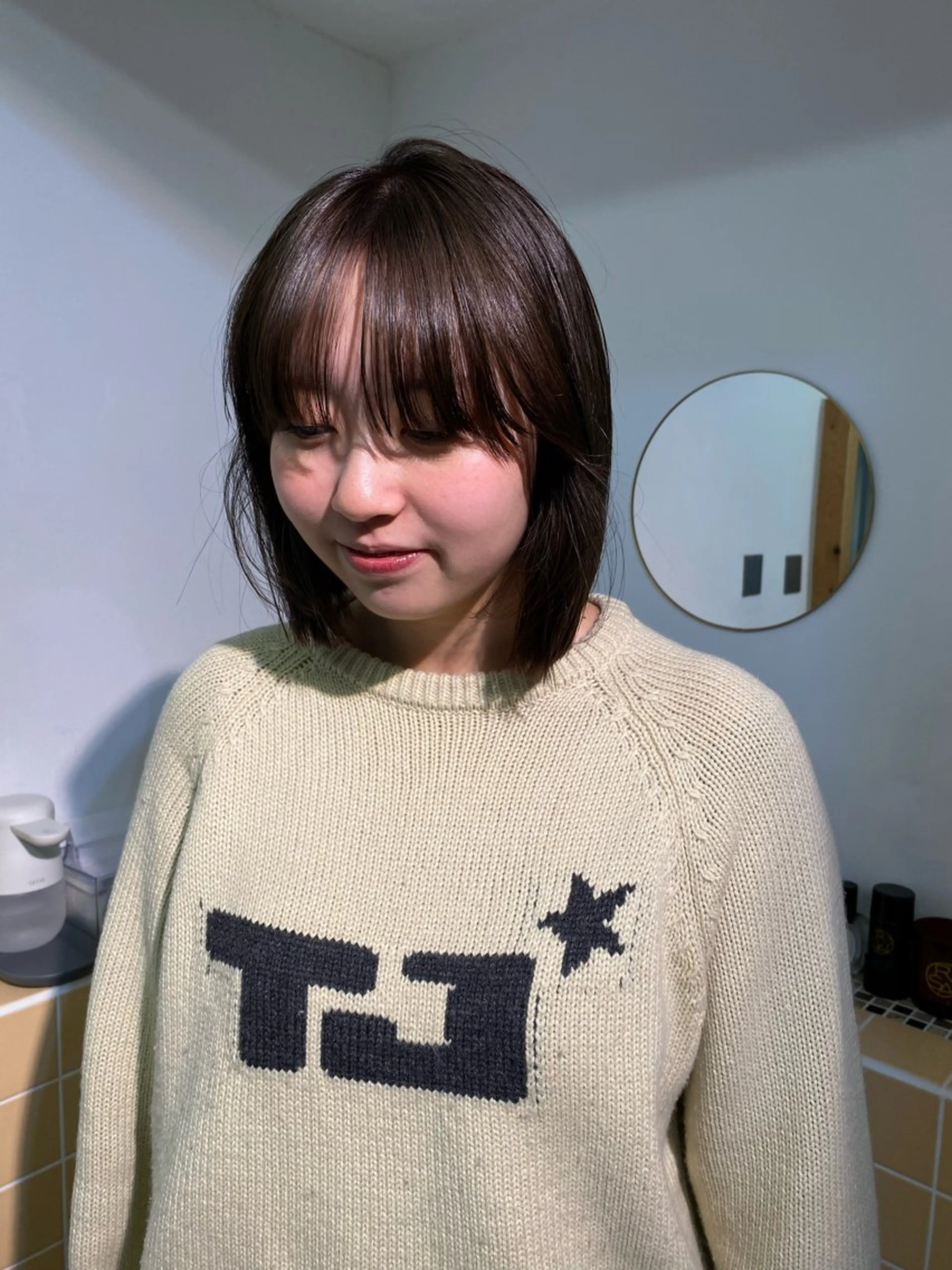 ミディアム カラー iroha/ n.w.h🎀のヘアスタイル