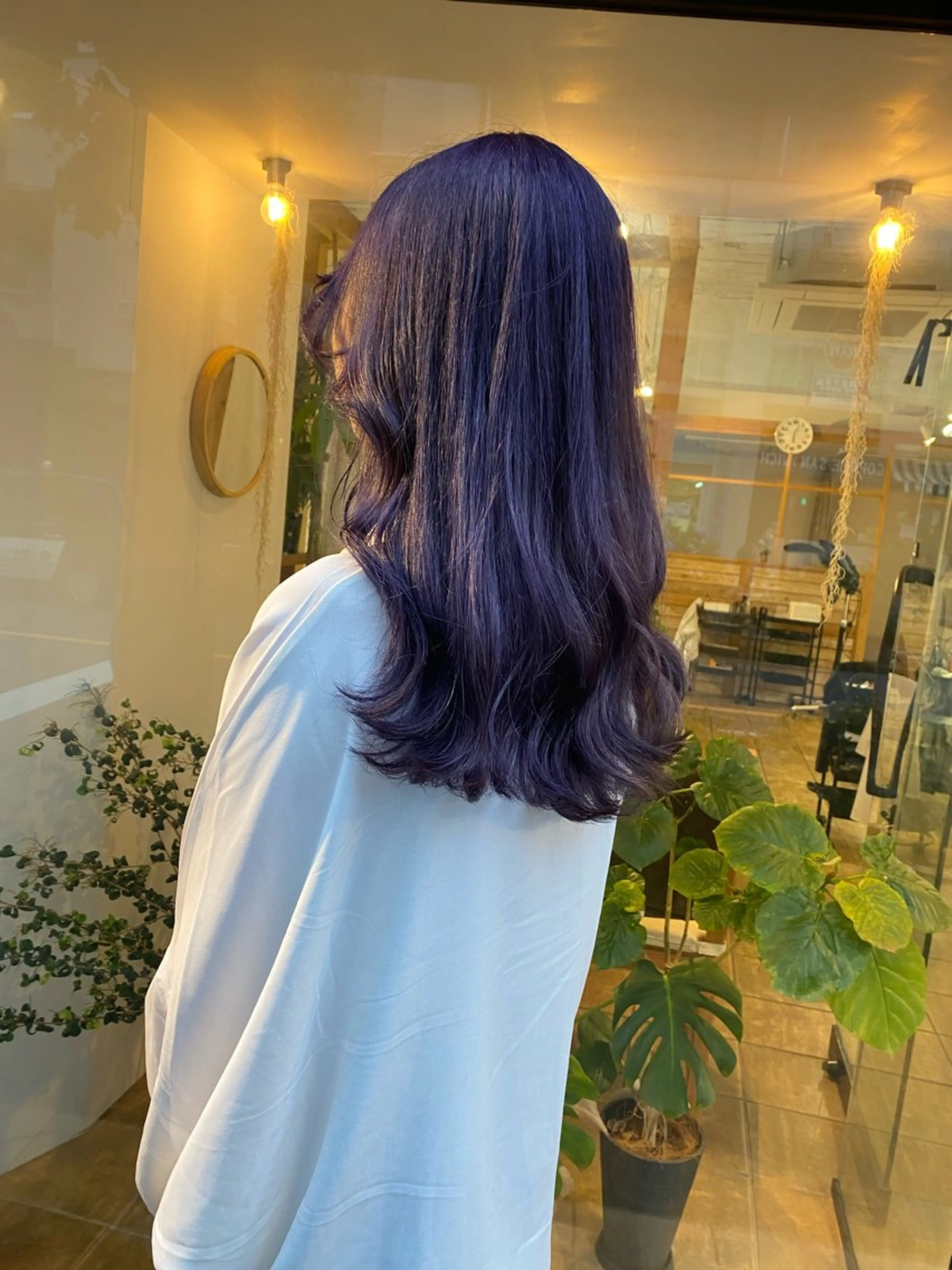セミロング カラー Joule銀座 石山あやのヘアスタイル