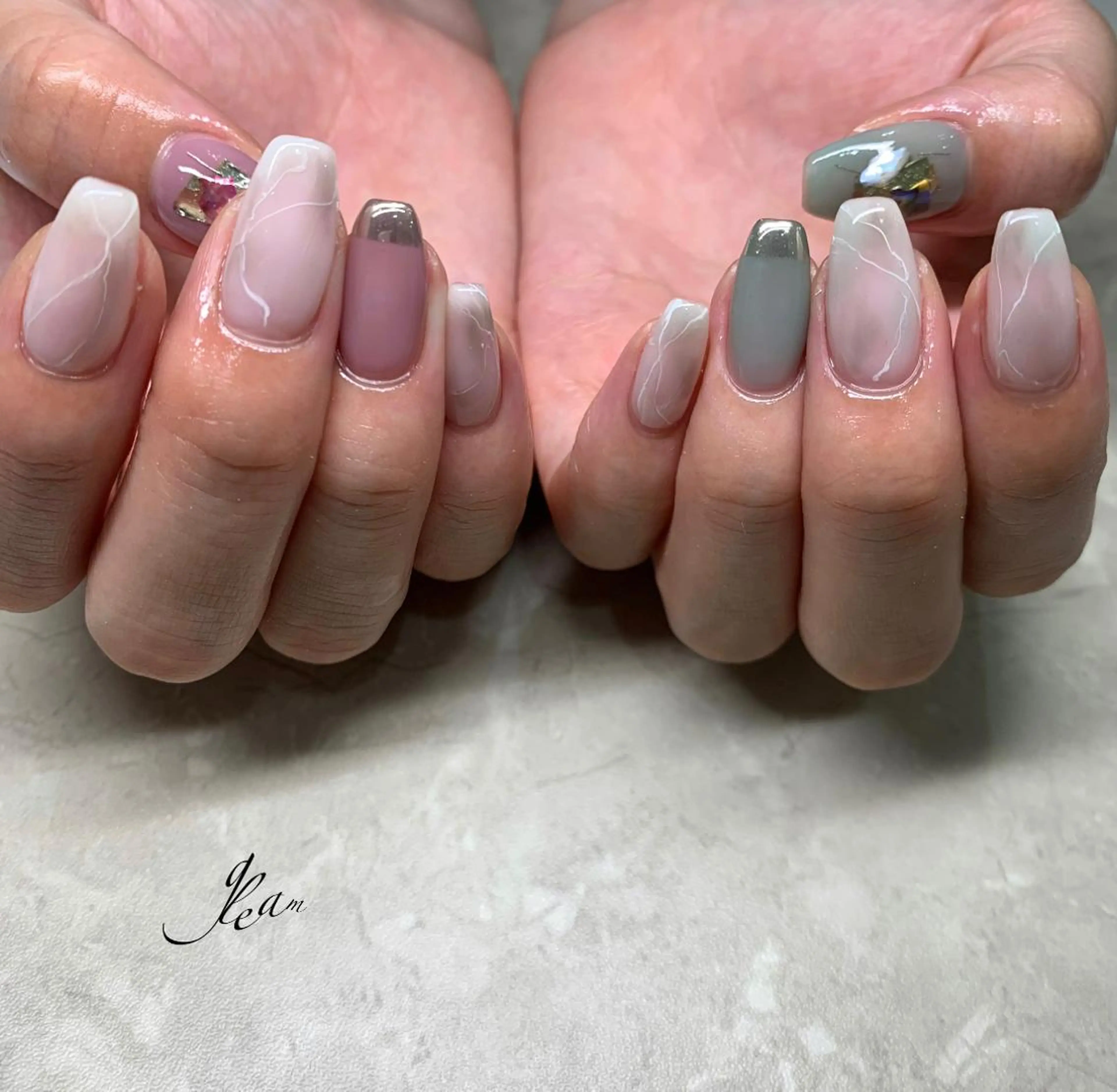 ネイル ハンドネイル gleam所属・gleam✴︎ sayakaのネイルデザイン