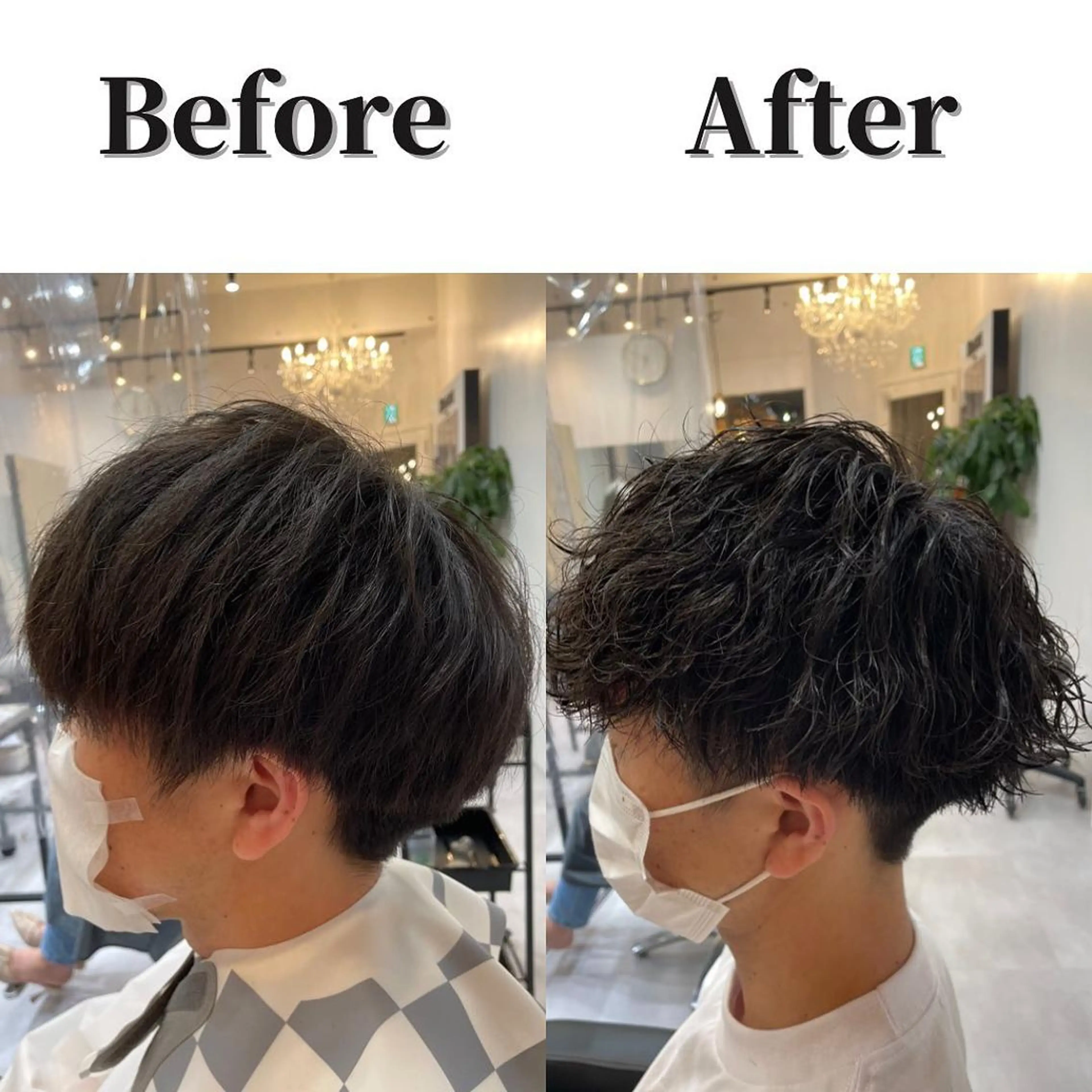 ショート 髪質改善× ハイライト溝江のヘアスタイル