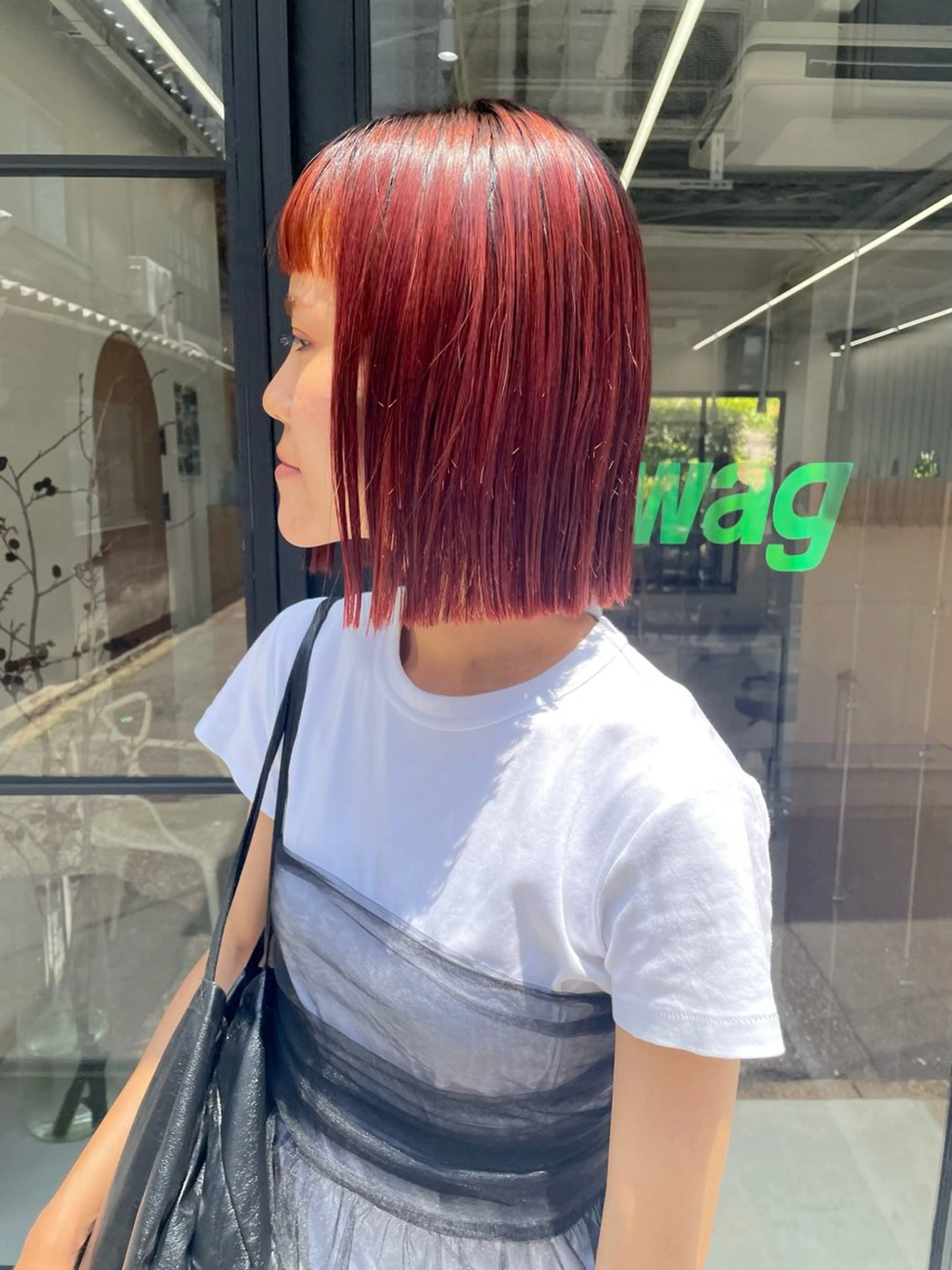 ミディアム カラー パーマ ヘアアレンジ メンズ カット ヘアカラー トリートメント tatsumi/ボブ ウルフ/レイヤーのヘアスタイル