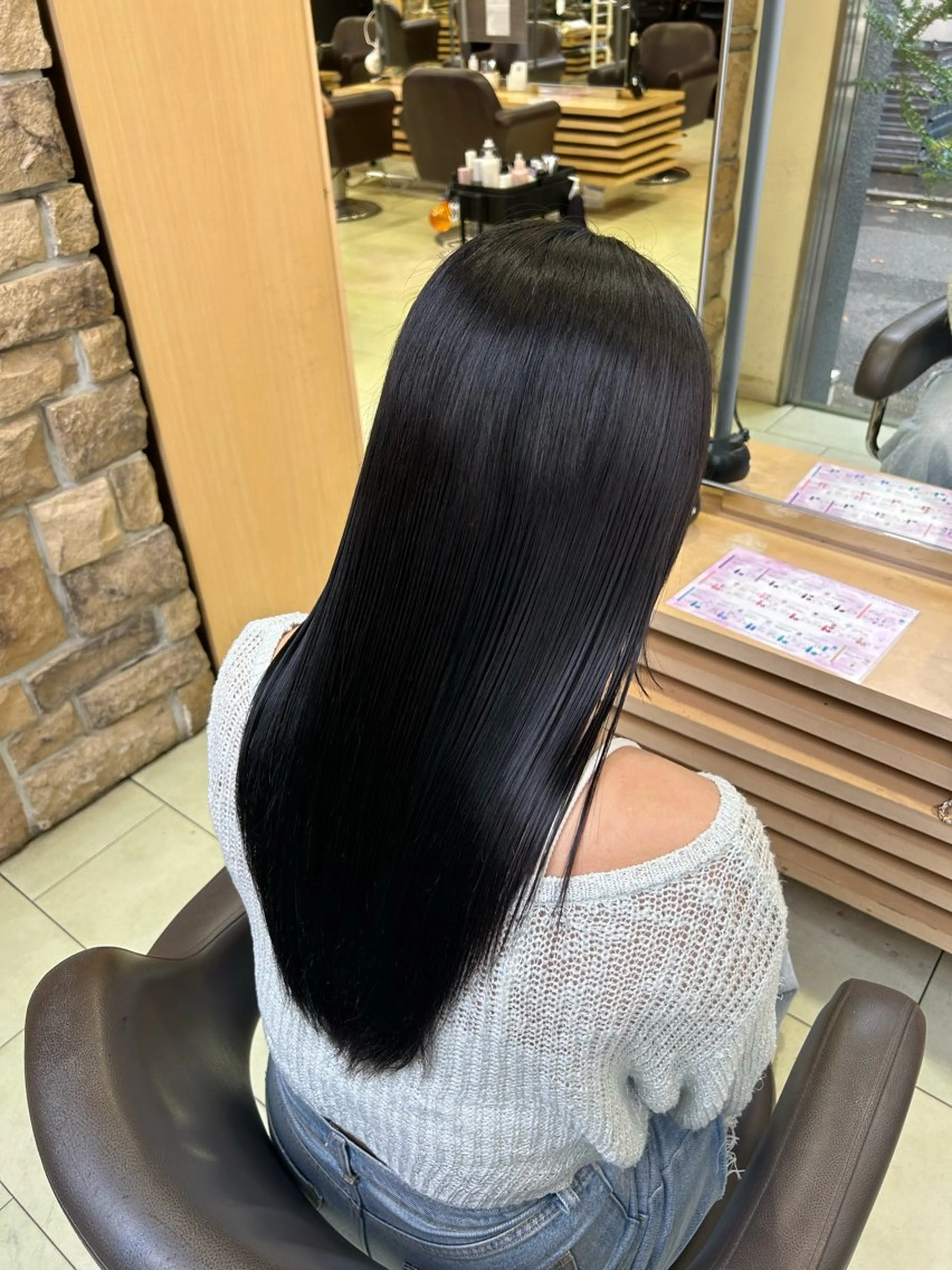 ロング Hinata🌼 カラー、縮毛矯正🎀のヘアスタイル