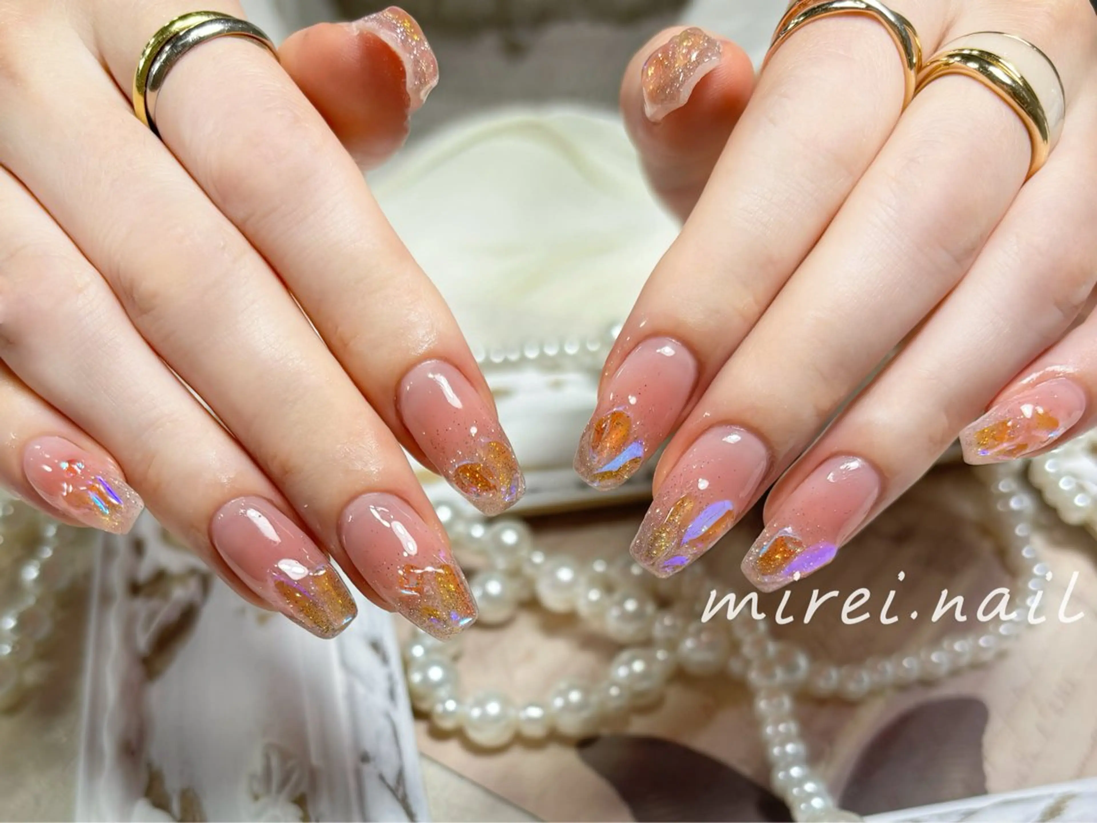 ネイル mirei‘nail所属・jade.vase ミレイのネイルデザイン