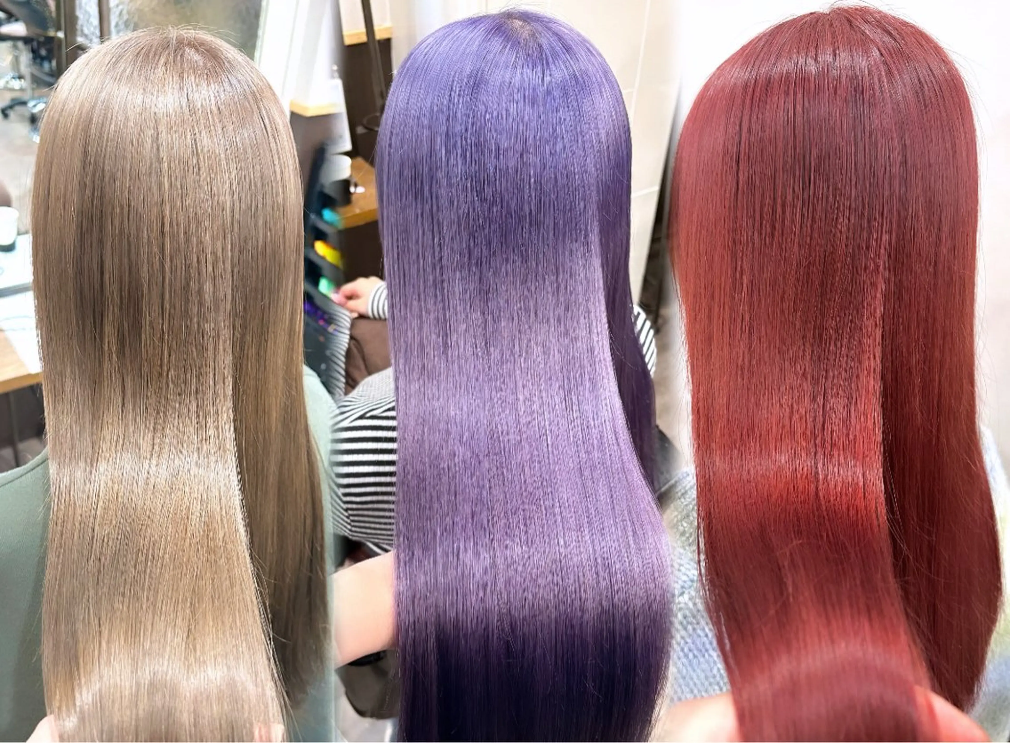 カラー ヘアカラー トリートメント 🦄🩵YUNA 🩵🦄のヘアスタイル