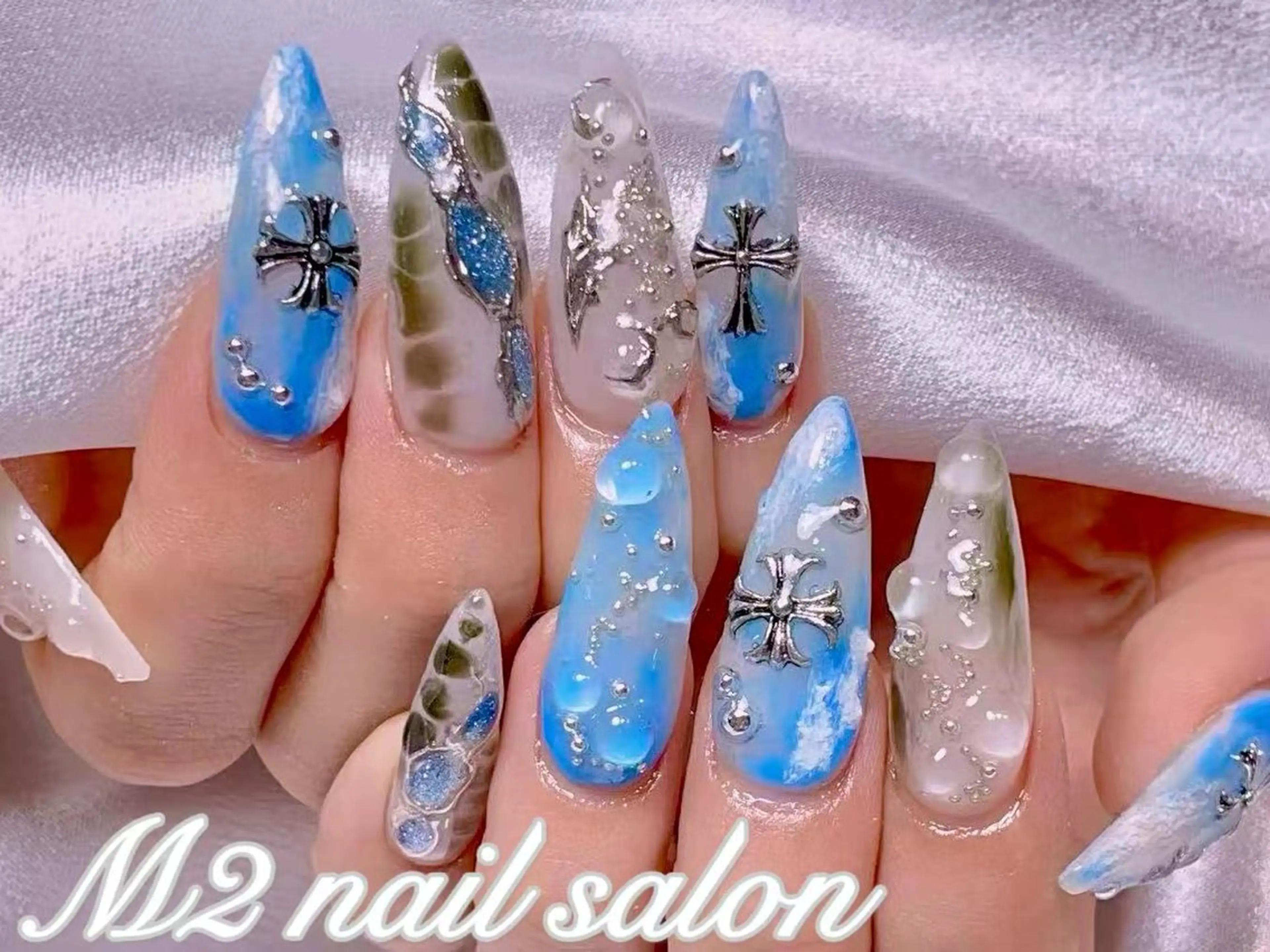 ネイル 長さだし専門店 M2　rikaのネイルデザイン