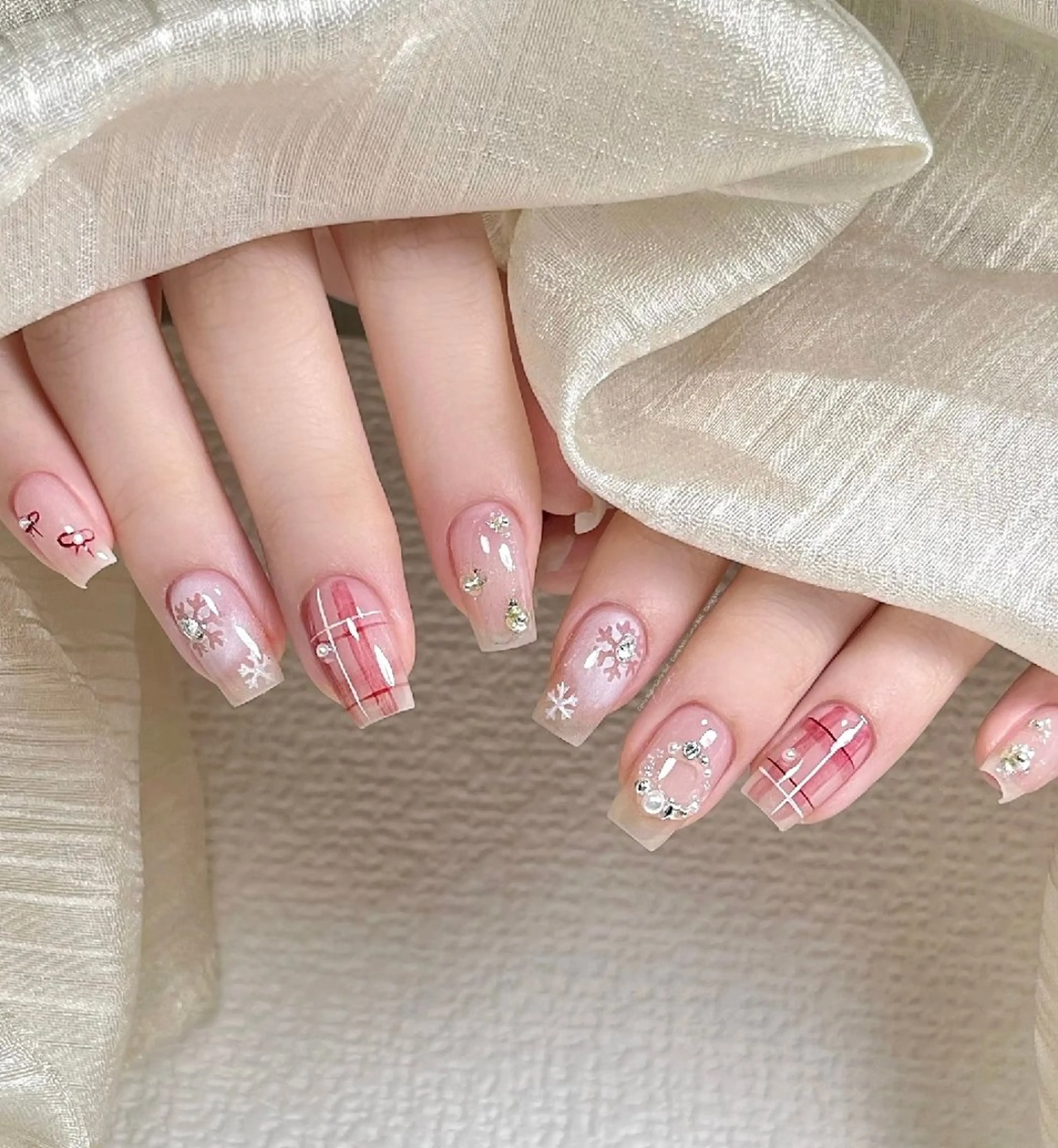 ネイル 冬ネイル クリスマス MIYUKI  美桜のネイルデザイン