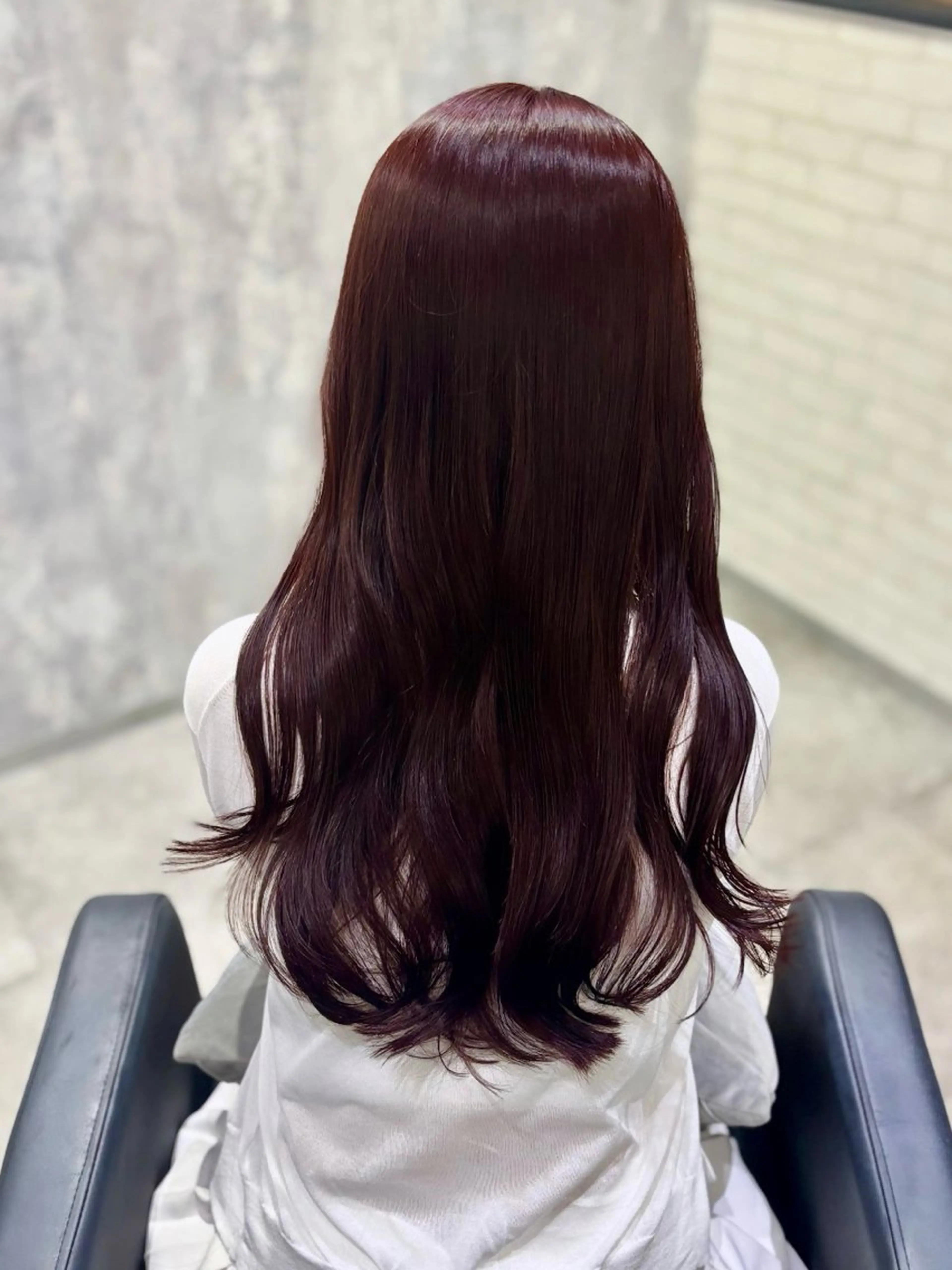 セミロング カラー ブリーチ ブリーチなしカラー ヘアカラー トリートメント 詩乃 暖色系🎀レイヤーのヘアスタイル