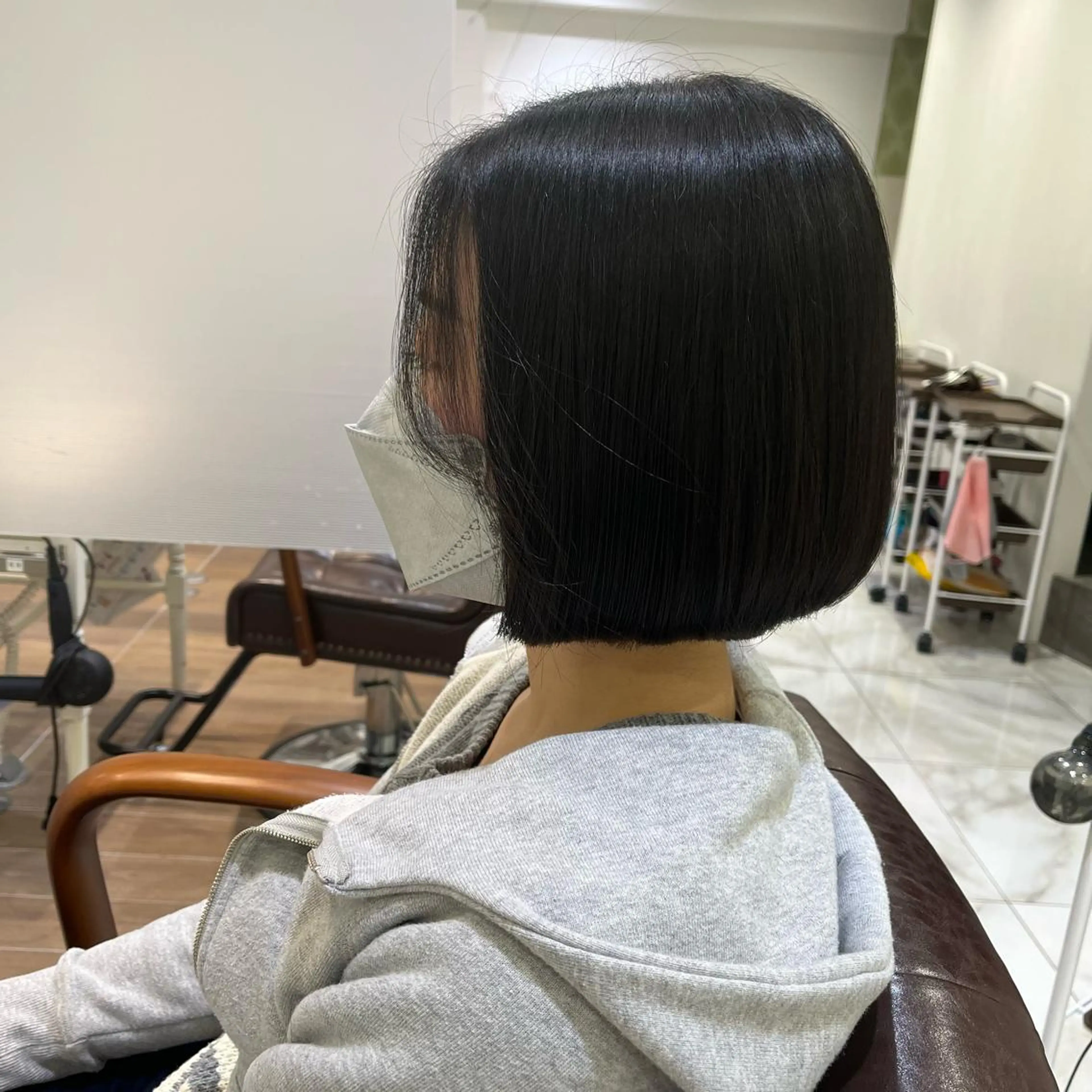 ショート 白髪染め /増田桃子のヘアスタイル