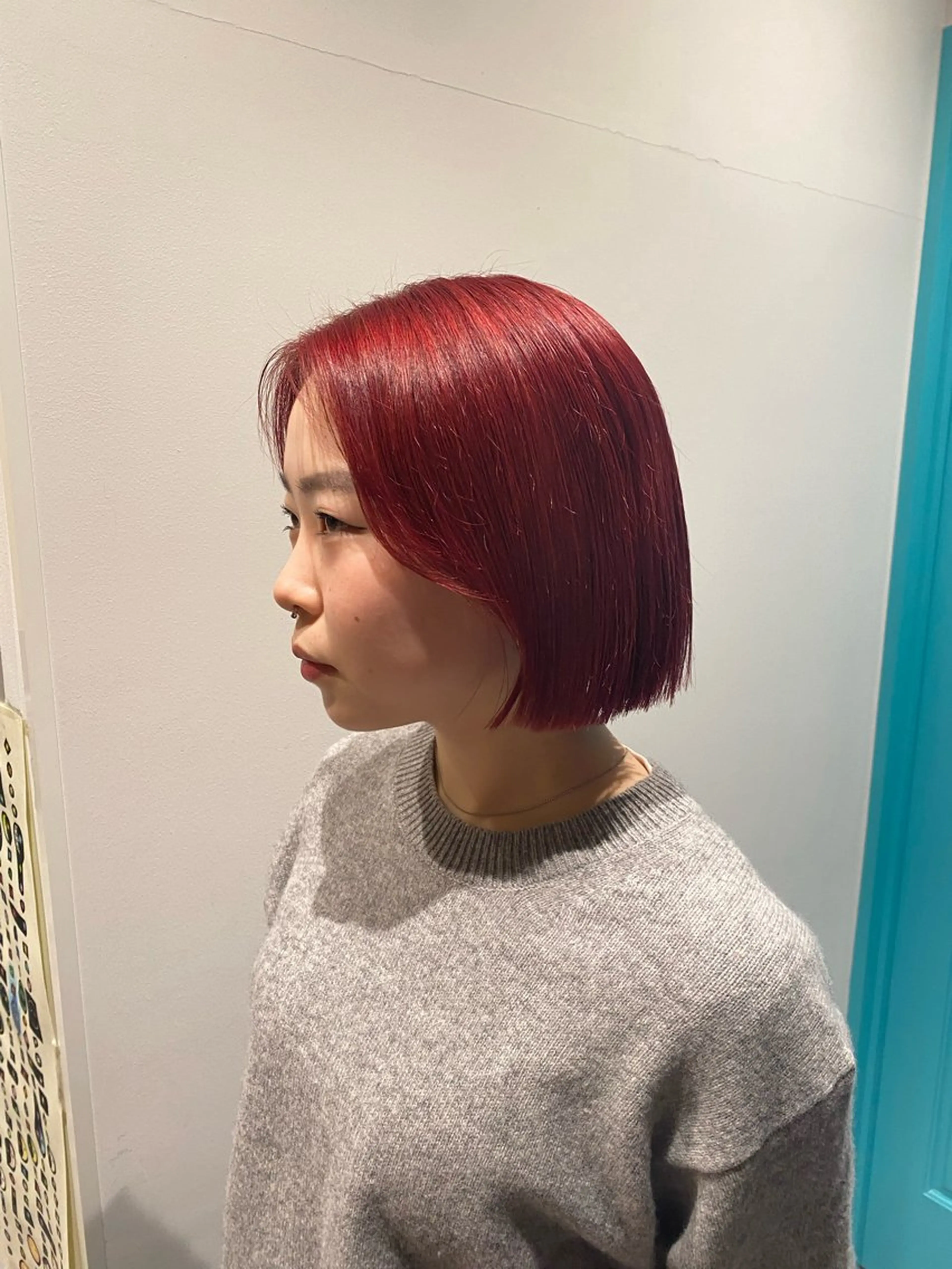 カラー ヘアカラー 韓国ヘア AINA🐱のヘアスタイル