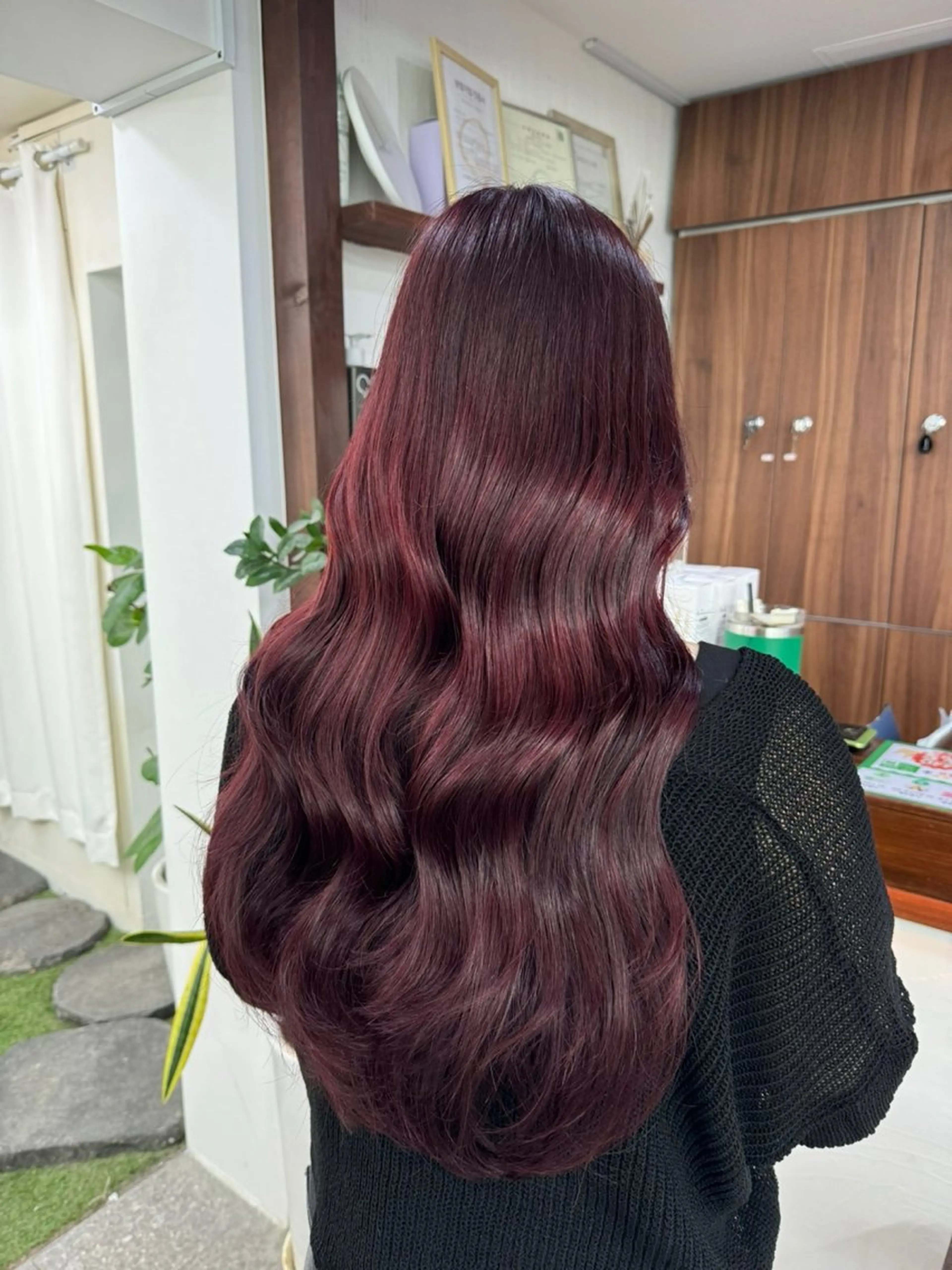 ロング 🎀韓国スリムタッキ 羽エクステ🎀kiiのヘアスタイル