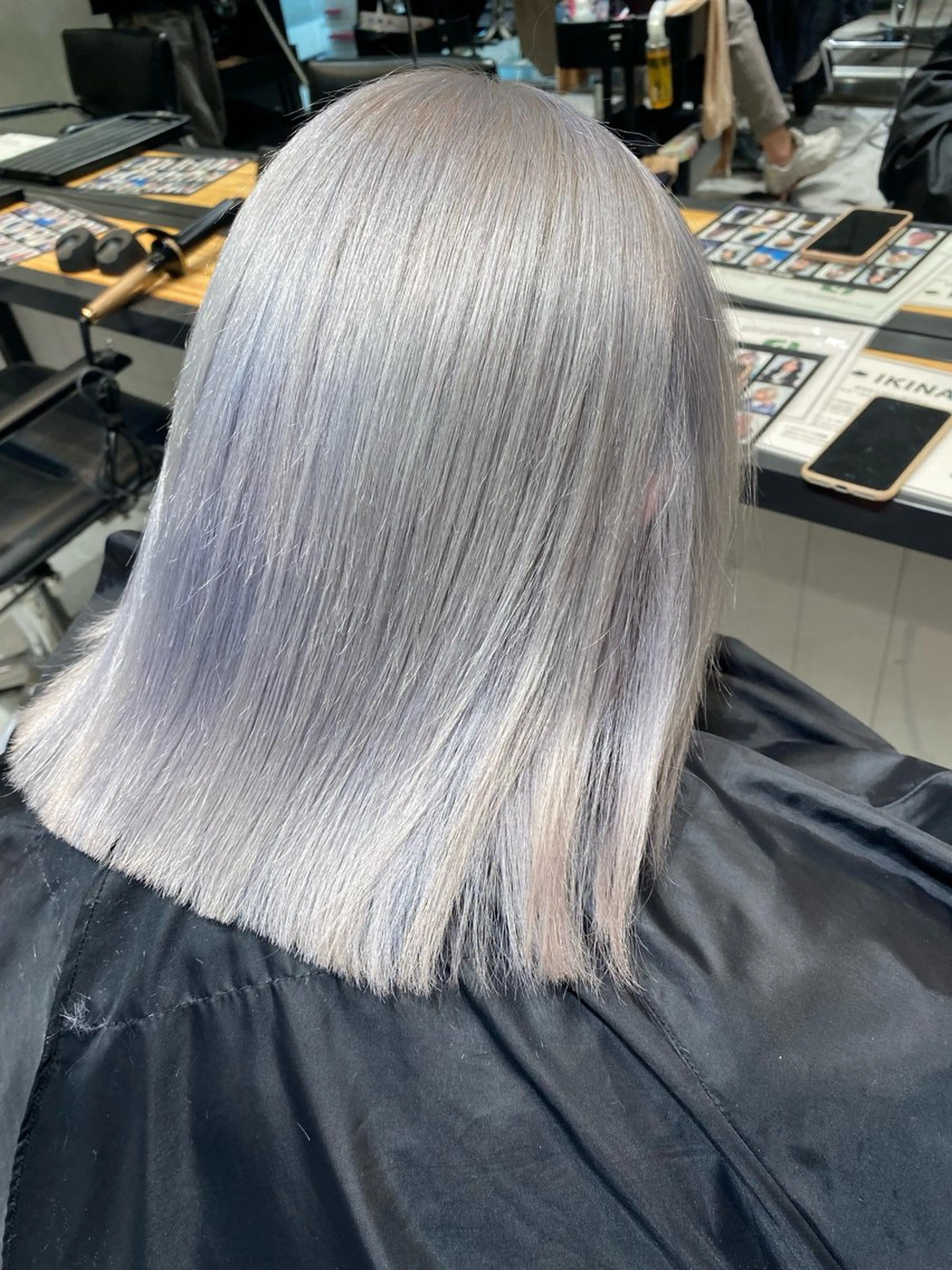 ミディアム カラー share salon OXY 渋谷店所属・美髪ケア× ブリーチ/KEIGOのヘアスタイル