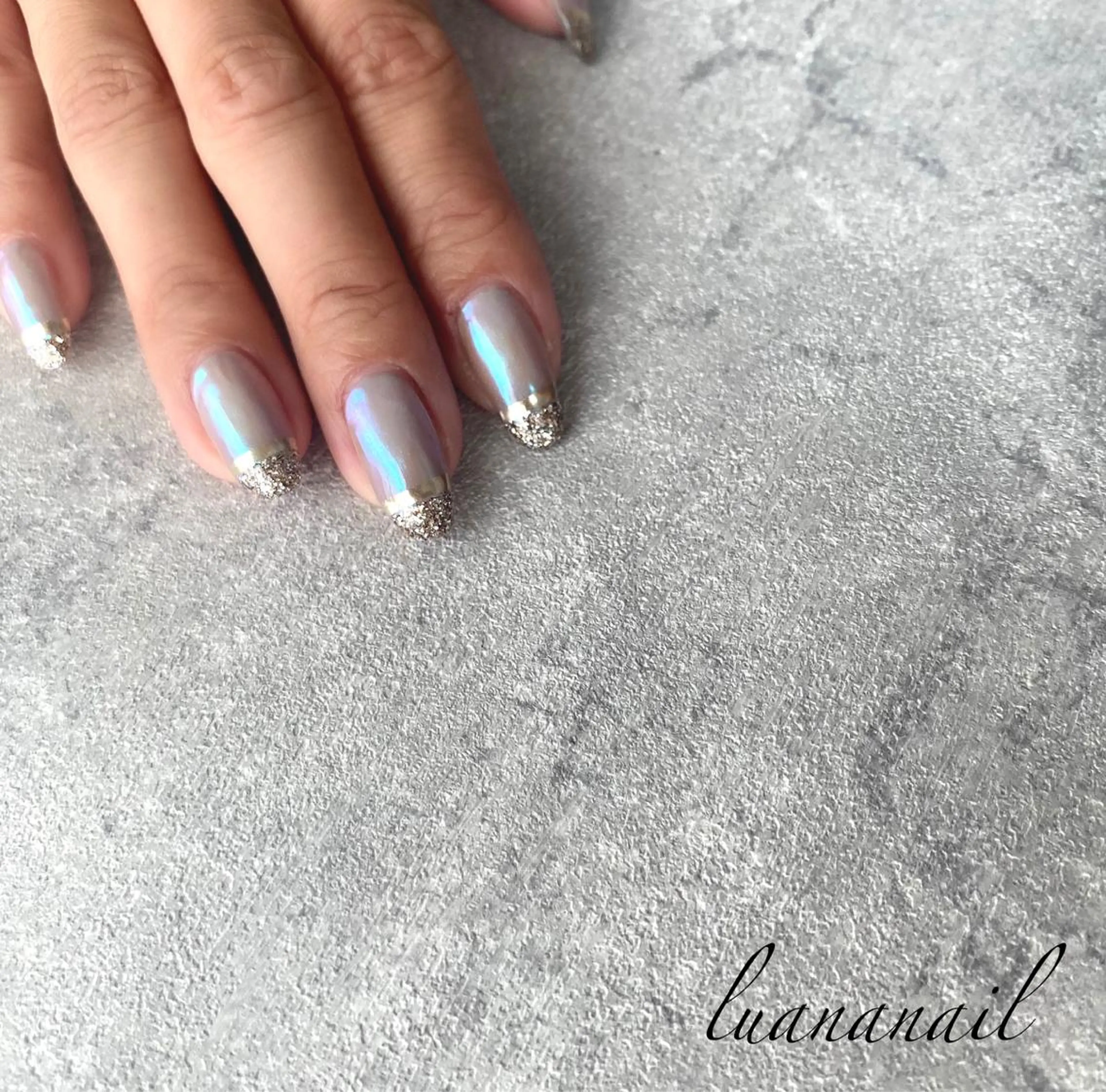 ネイル オーロラネイル luana nailのネイルデザイン