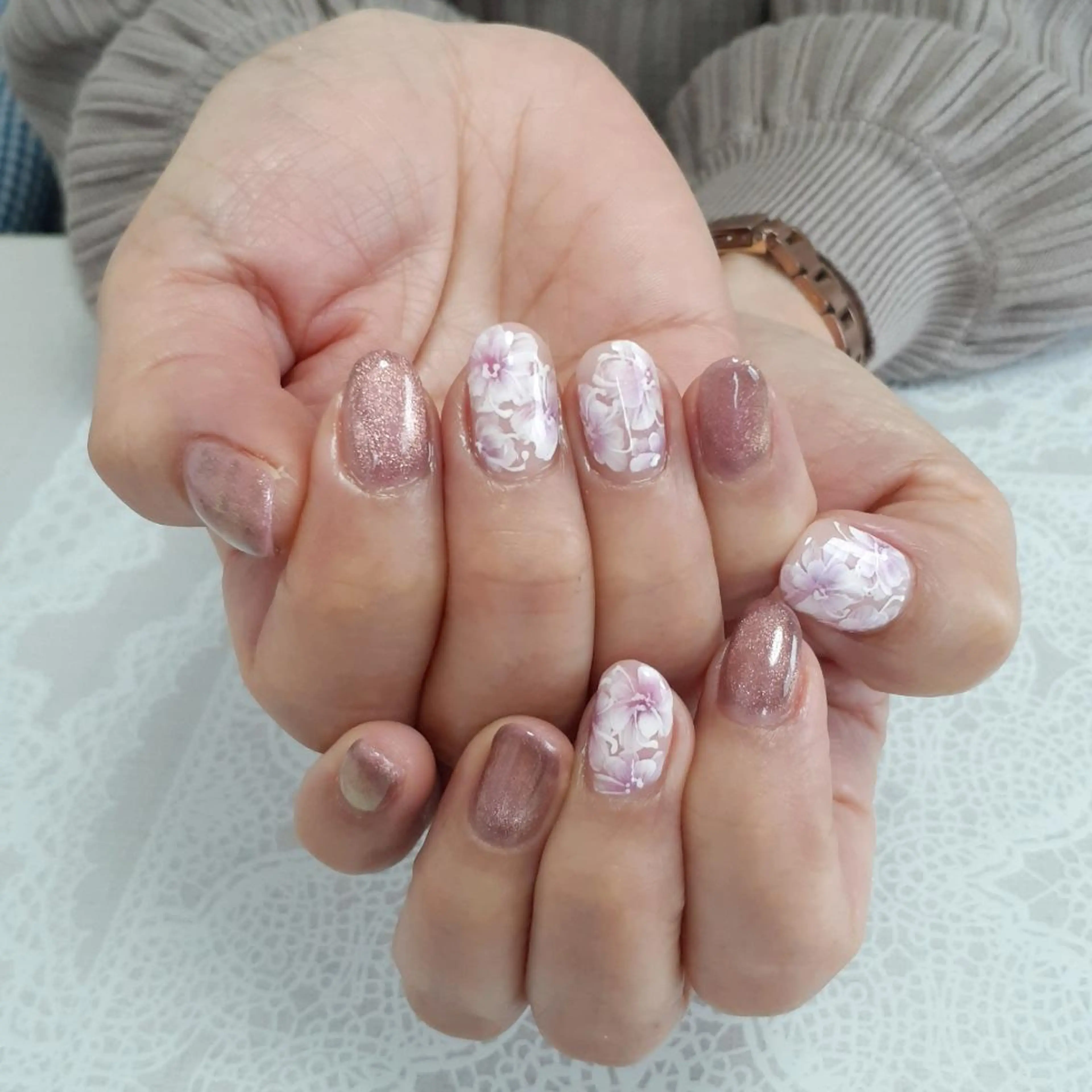 ネイル フラワーネイル ハンドネイル 池元 真由美のネイルデザイン