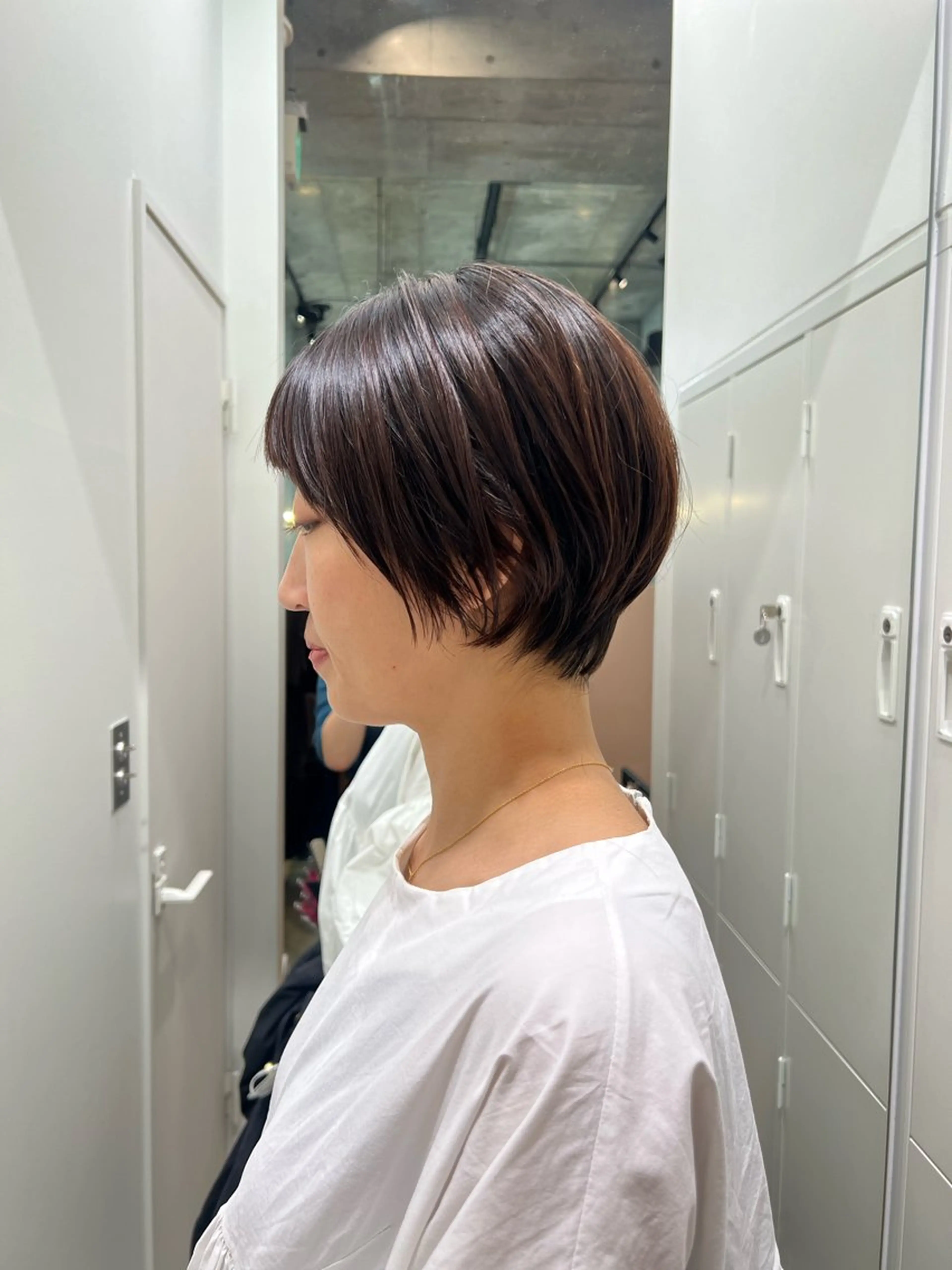 ショート カコ/レイヤーカット ヘアアレンジのヘアスタイル