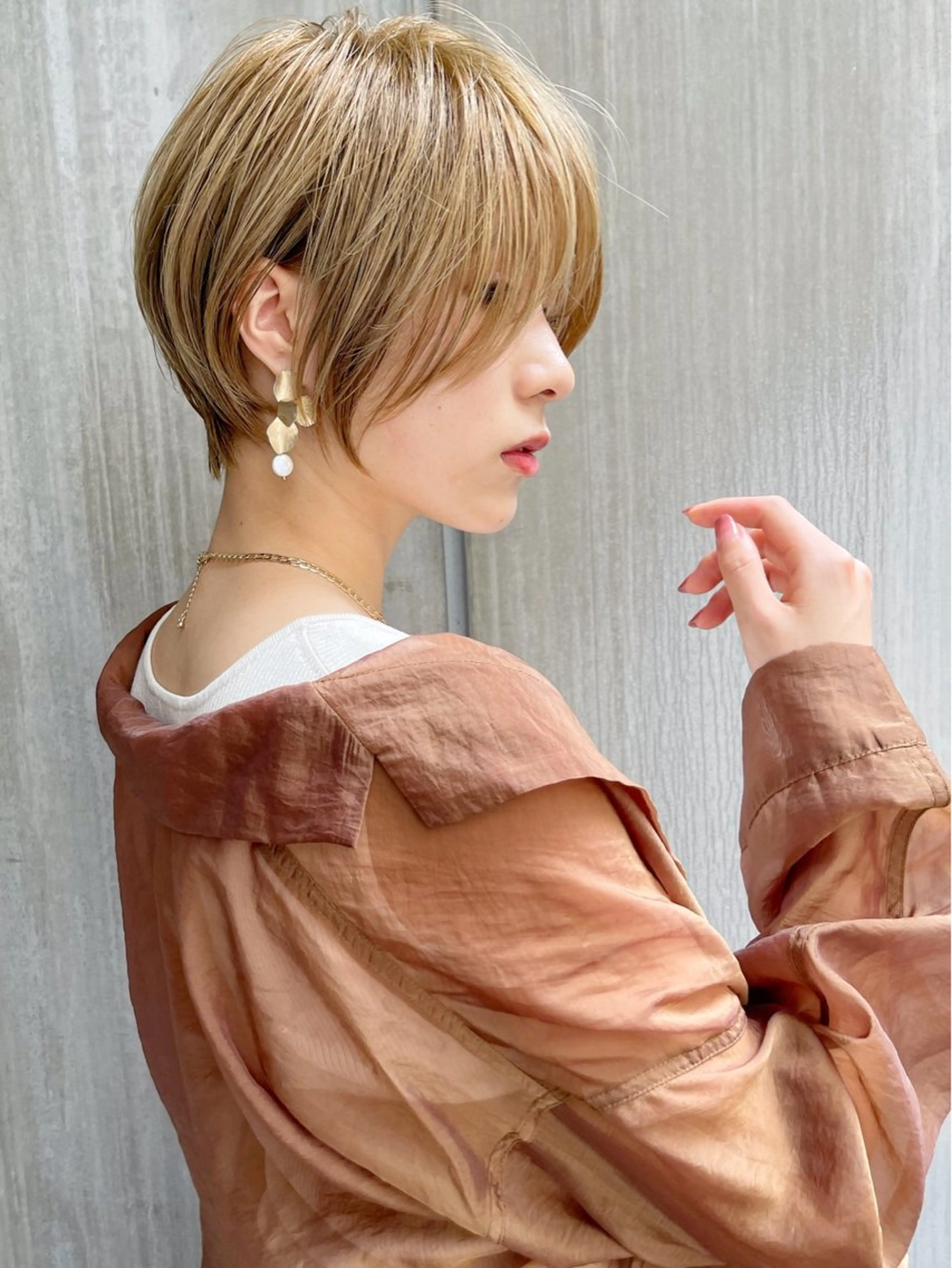 ショート カット トリートメント 髙山 莉愛のヘアスタイル