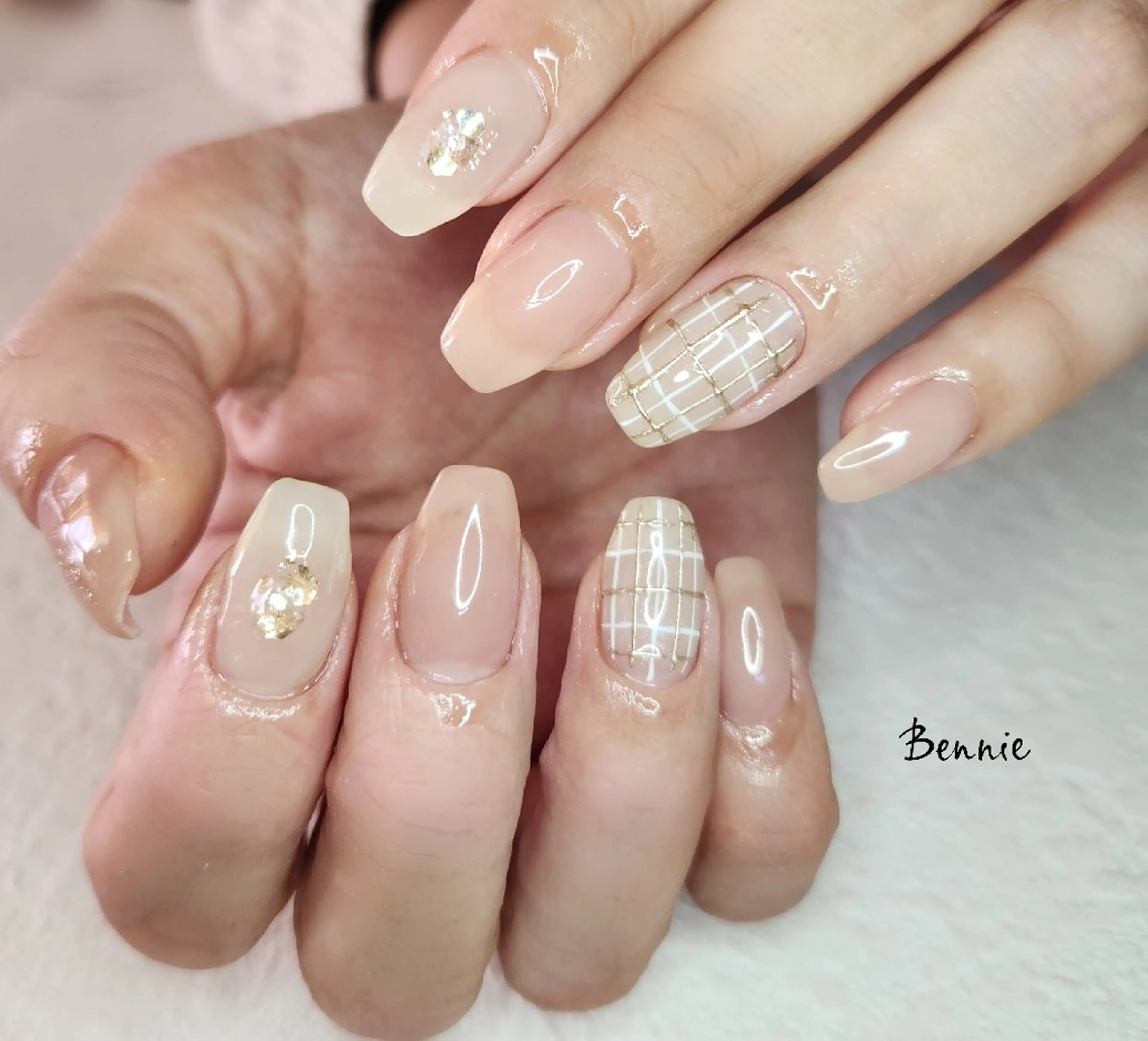 ネイル ぷっくりネイル シンプルネイル   BENNIEのネイルデザイン