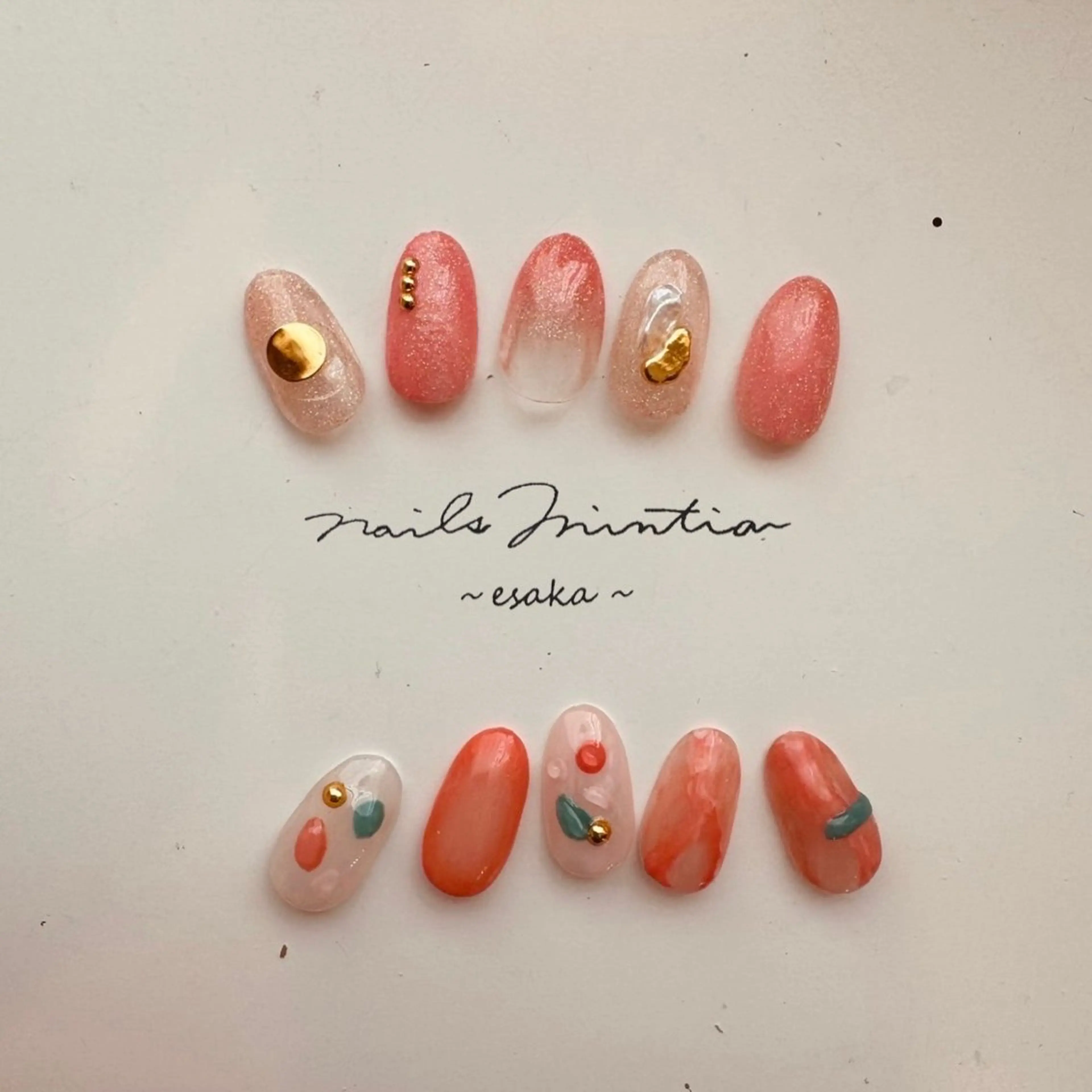 ネイル nails Mintia ～esaka～所属・松本 麻子のネイルデザイン