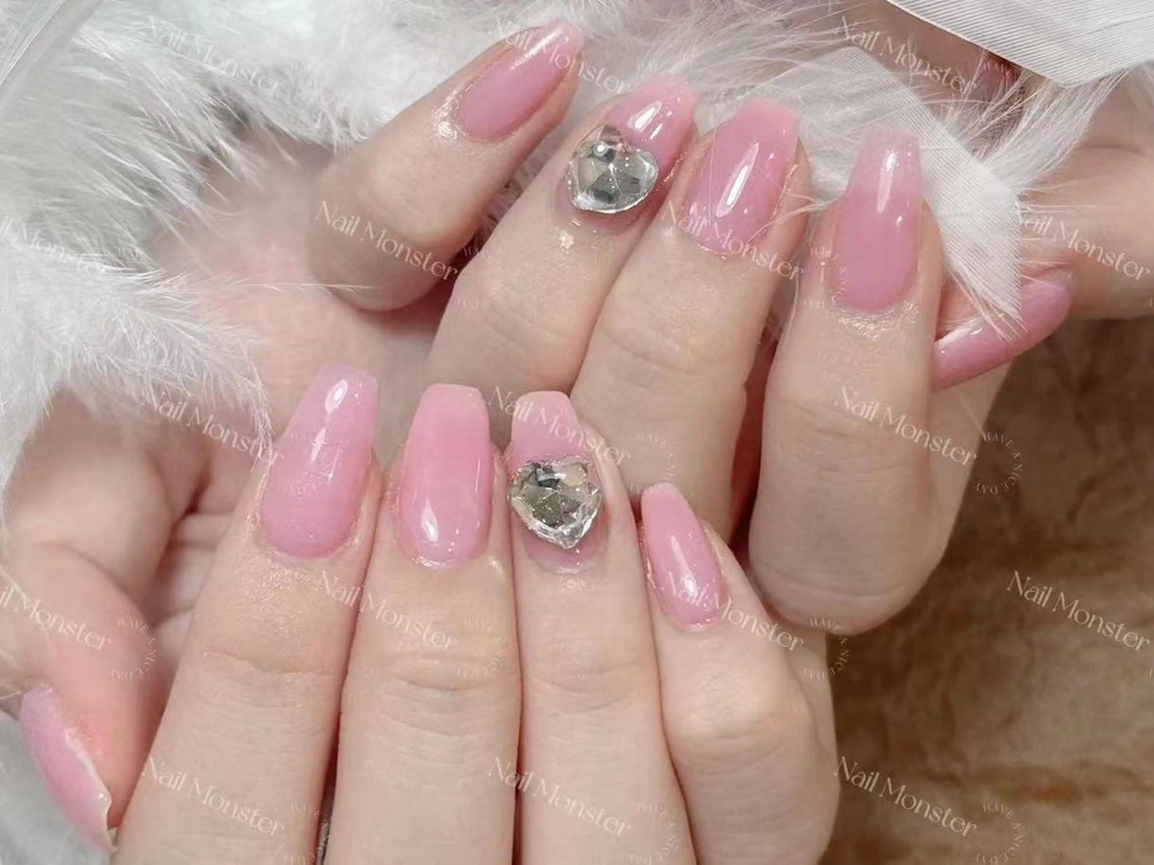 ネイル アートネイル オーロラネイル ガーリー キラキラネイル 韓国ネイル ハンドネイル DIAMOND Nail🥇のネイルデザイン