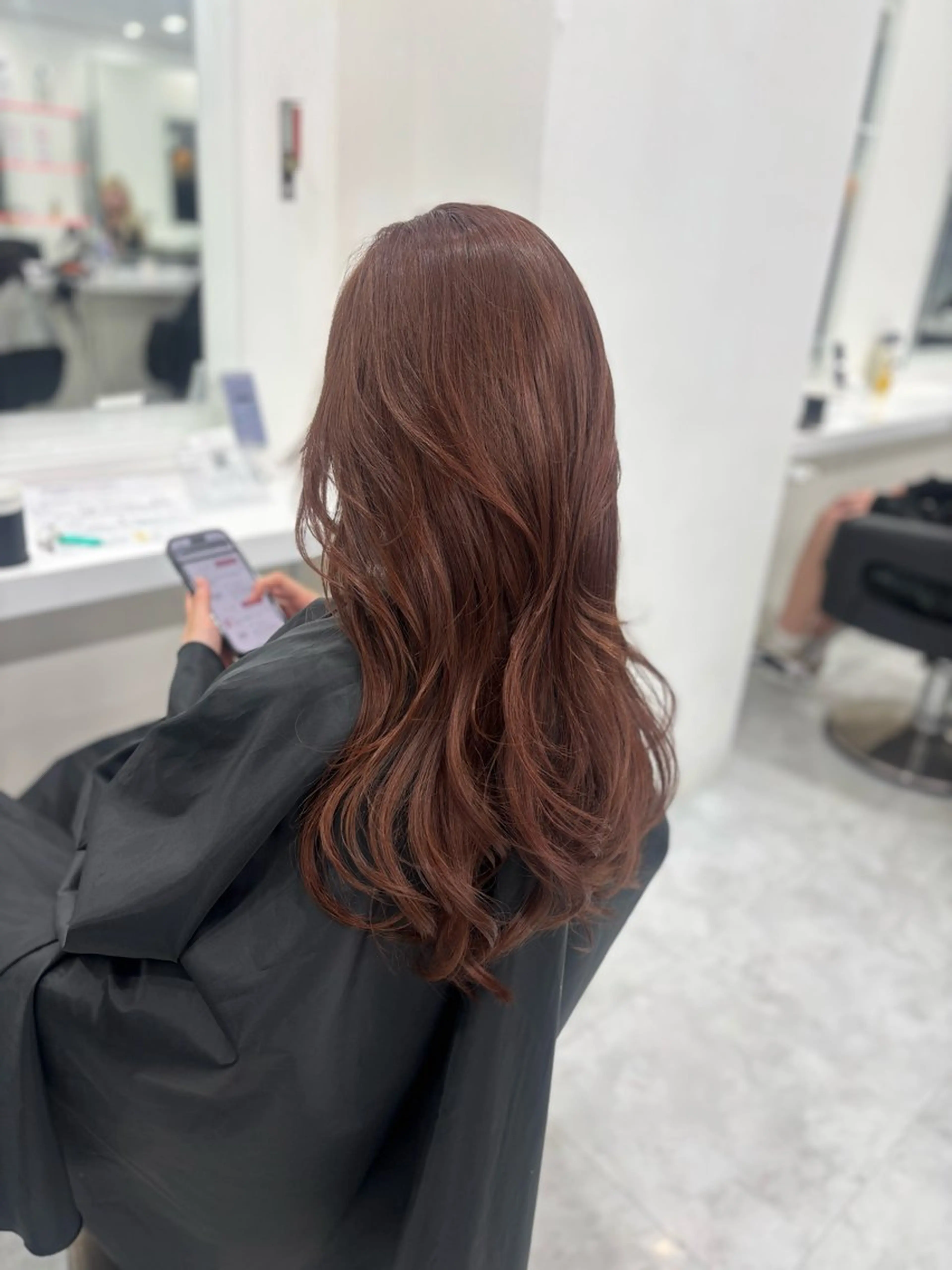 ロング まろっと艶感ブラウン ベージュ🤍まなかのヘアスタイル