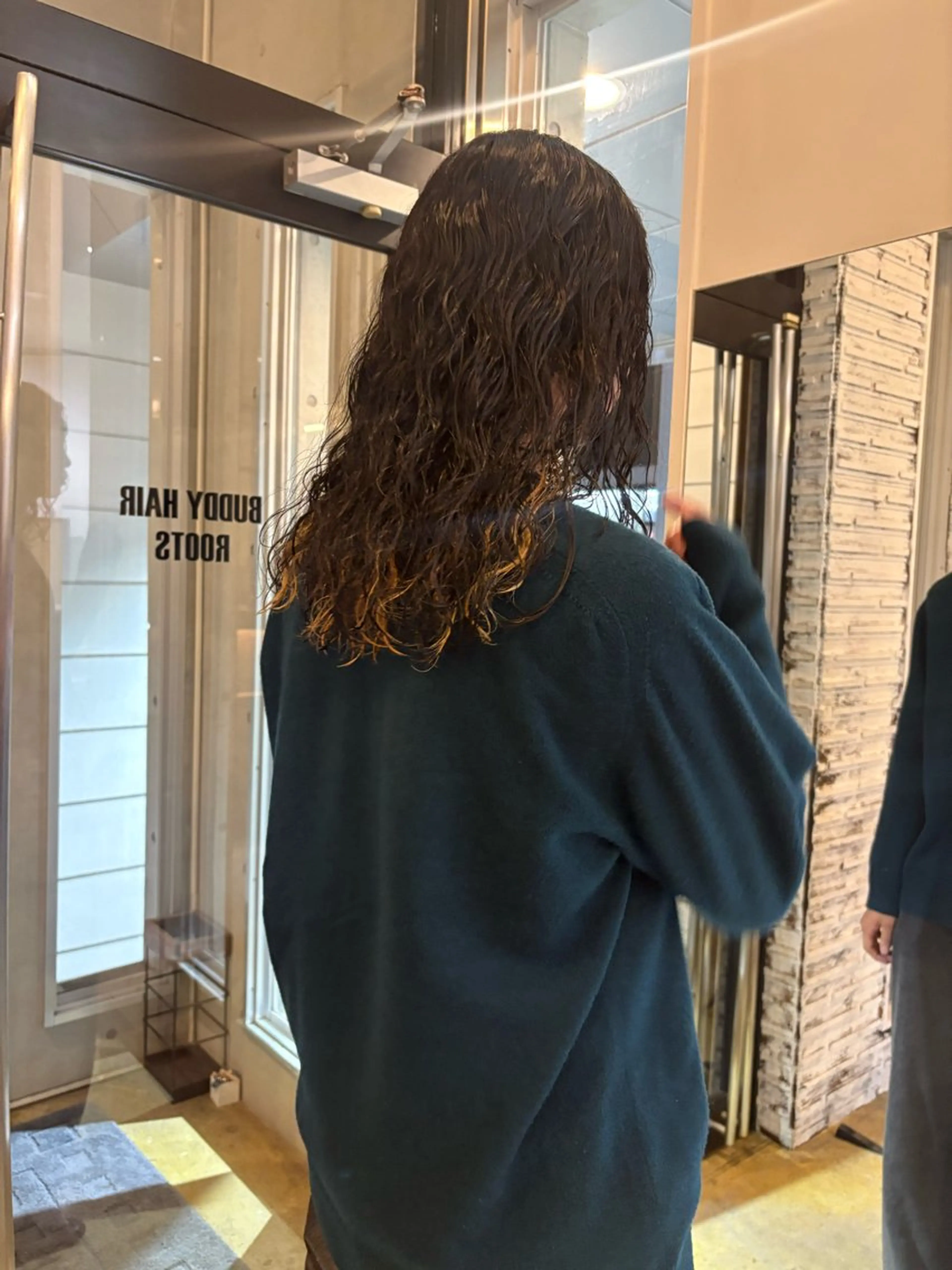 ロング パーマ ロング パーマ/カラーモデル ななほのヘアスタイル