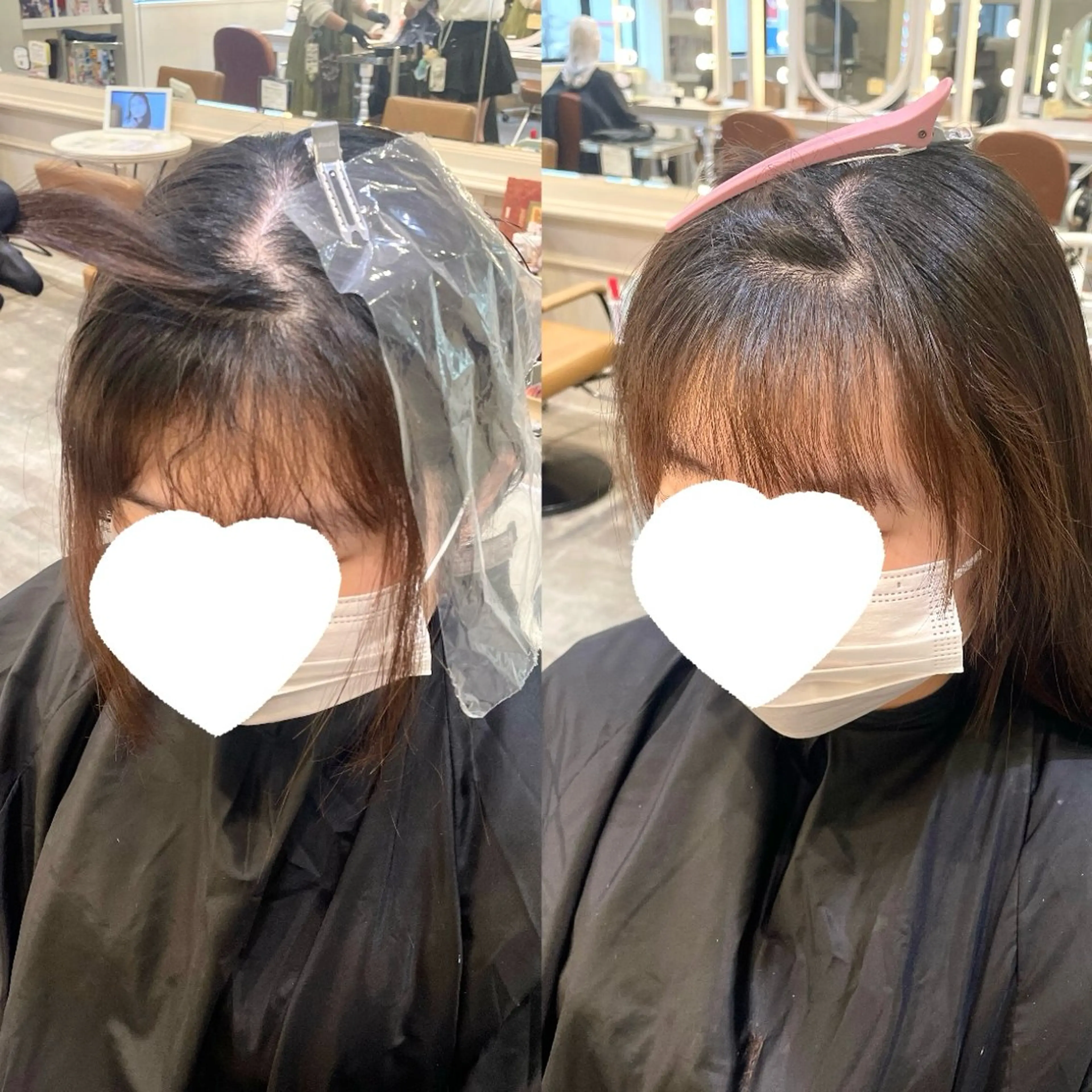 【前髪縮毛矯正＋前髪カット】の写真