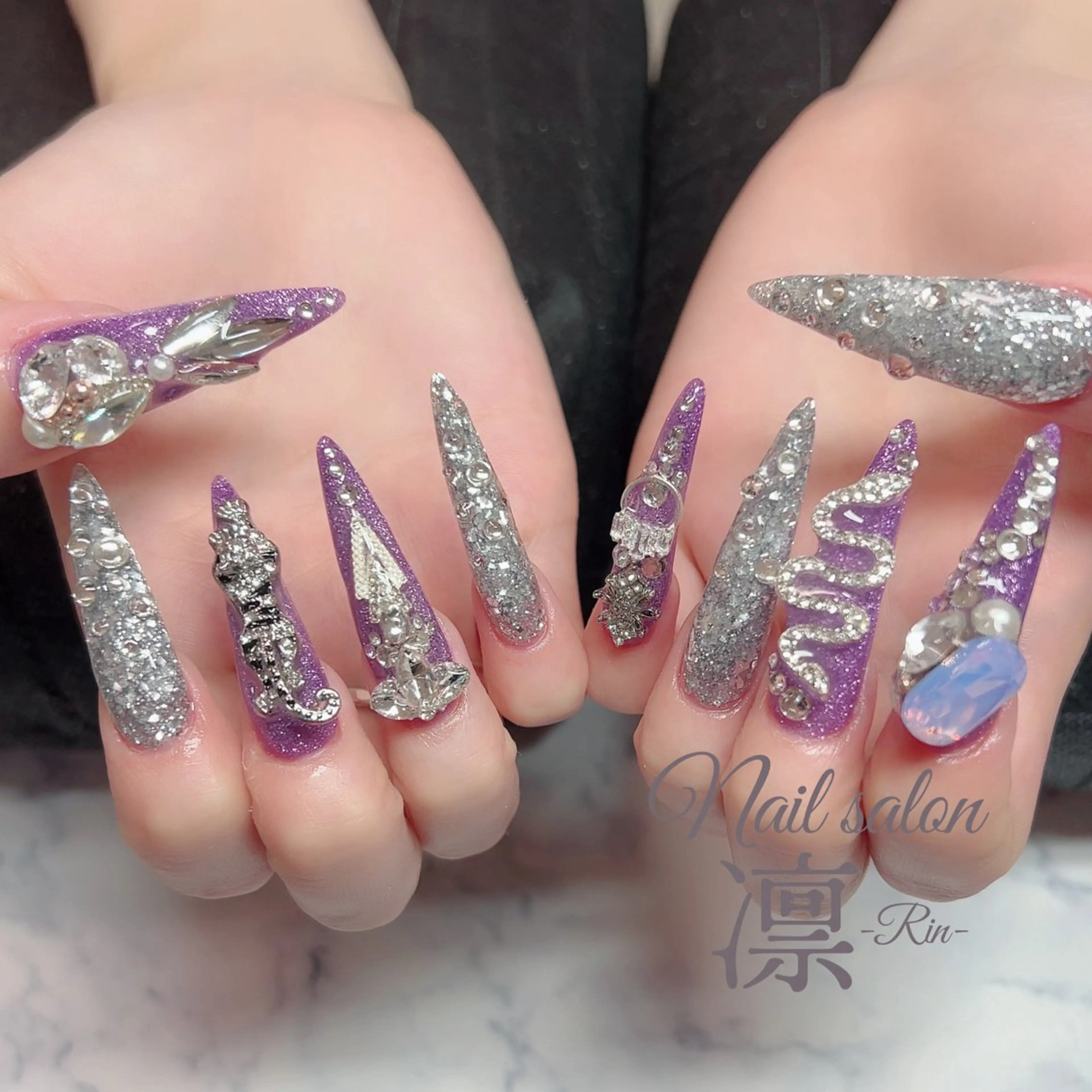 ネイル スカルプネイル private salon凛のネイルデザイン