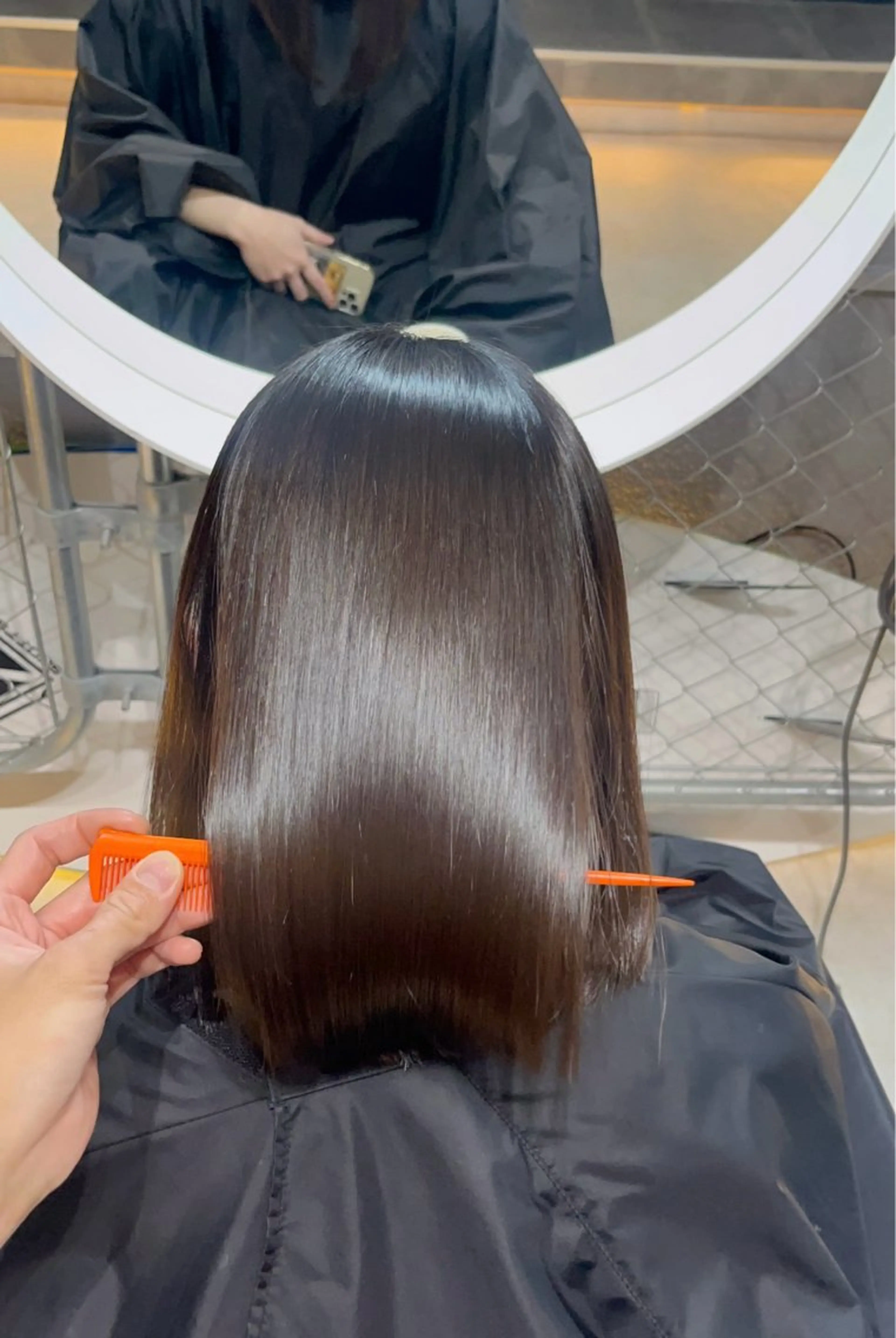 ミディアム 縮毛矯正 トリートメント CoCooN TAKUMAのヘアスタイル