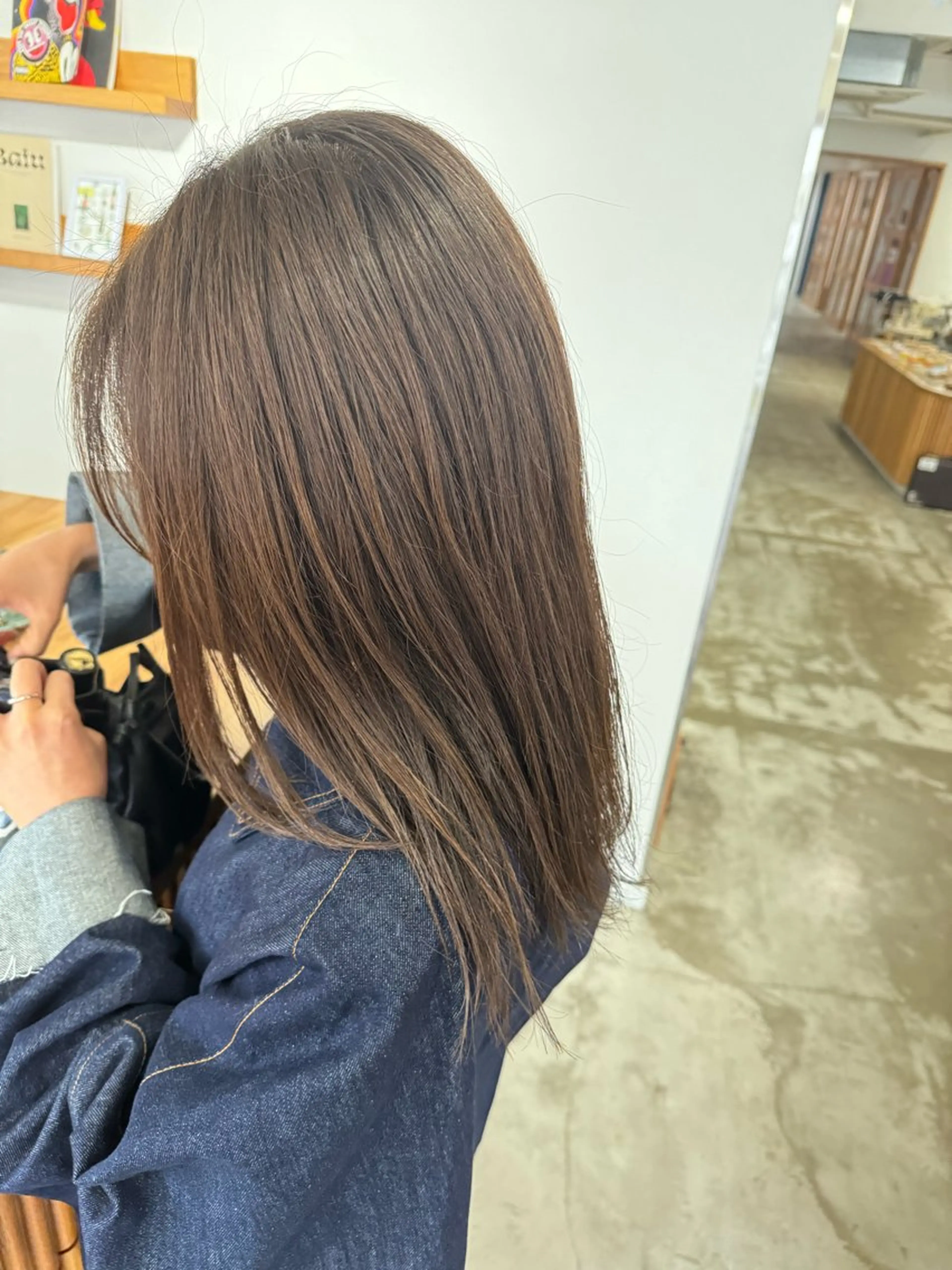 セミロング カラー KOU×北谷× BY MY SIDEのヘアスタイル