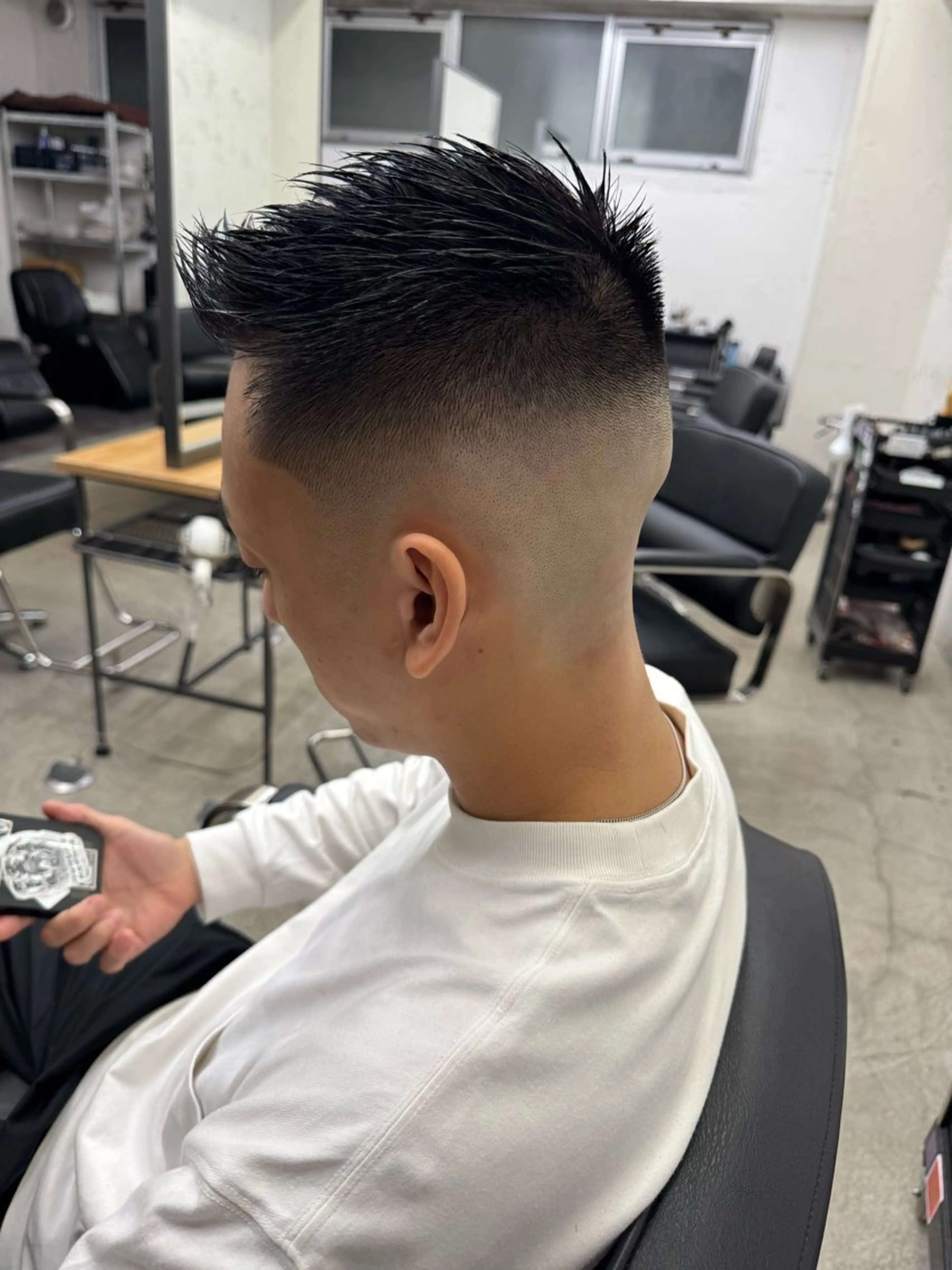 ショート メンズ フェードカット スキンフェード スパイキーショート ショートヘア カット トリートメント Hair salon f所属・💈メンズ特化💈 TASUKUのヘアスタイル