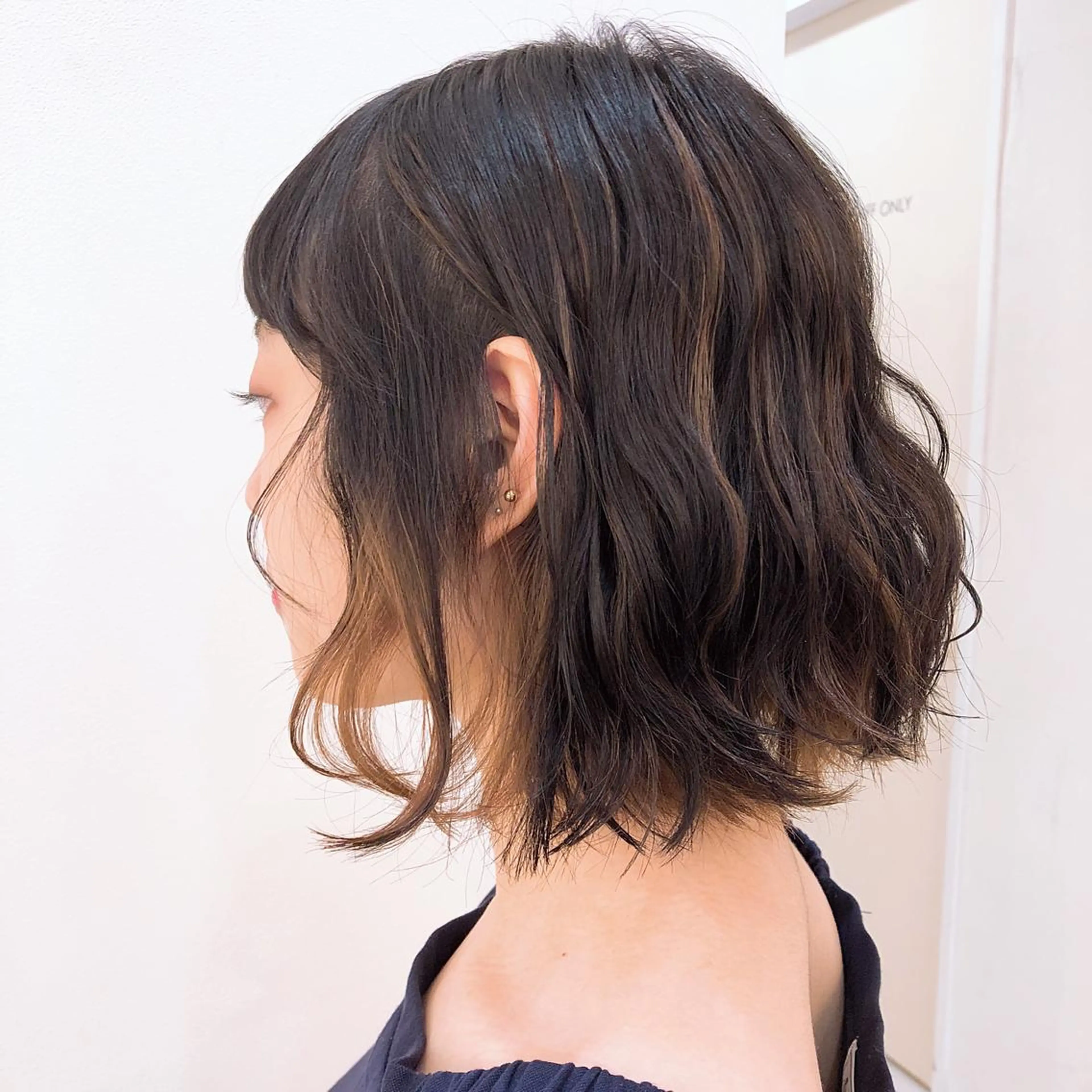 セミロング ヘアアレンジ リリー /Men's/パーマのヘアスタイル