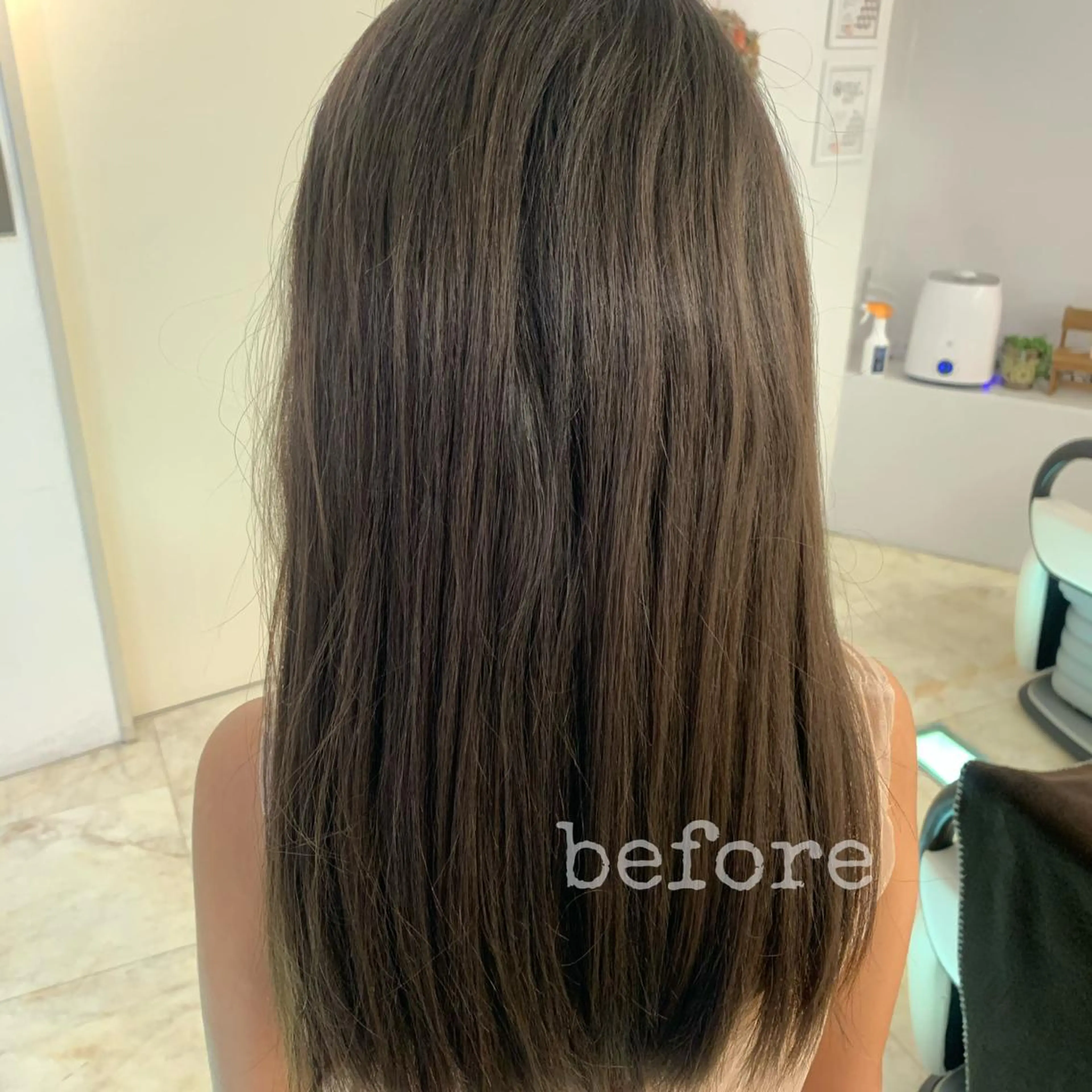 ロング 縮毛矯正 Bolge所属・黒田 優衣のヘアスタイル