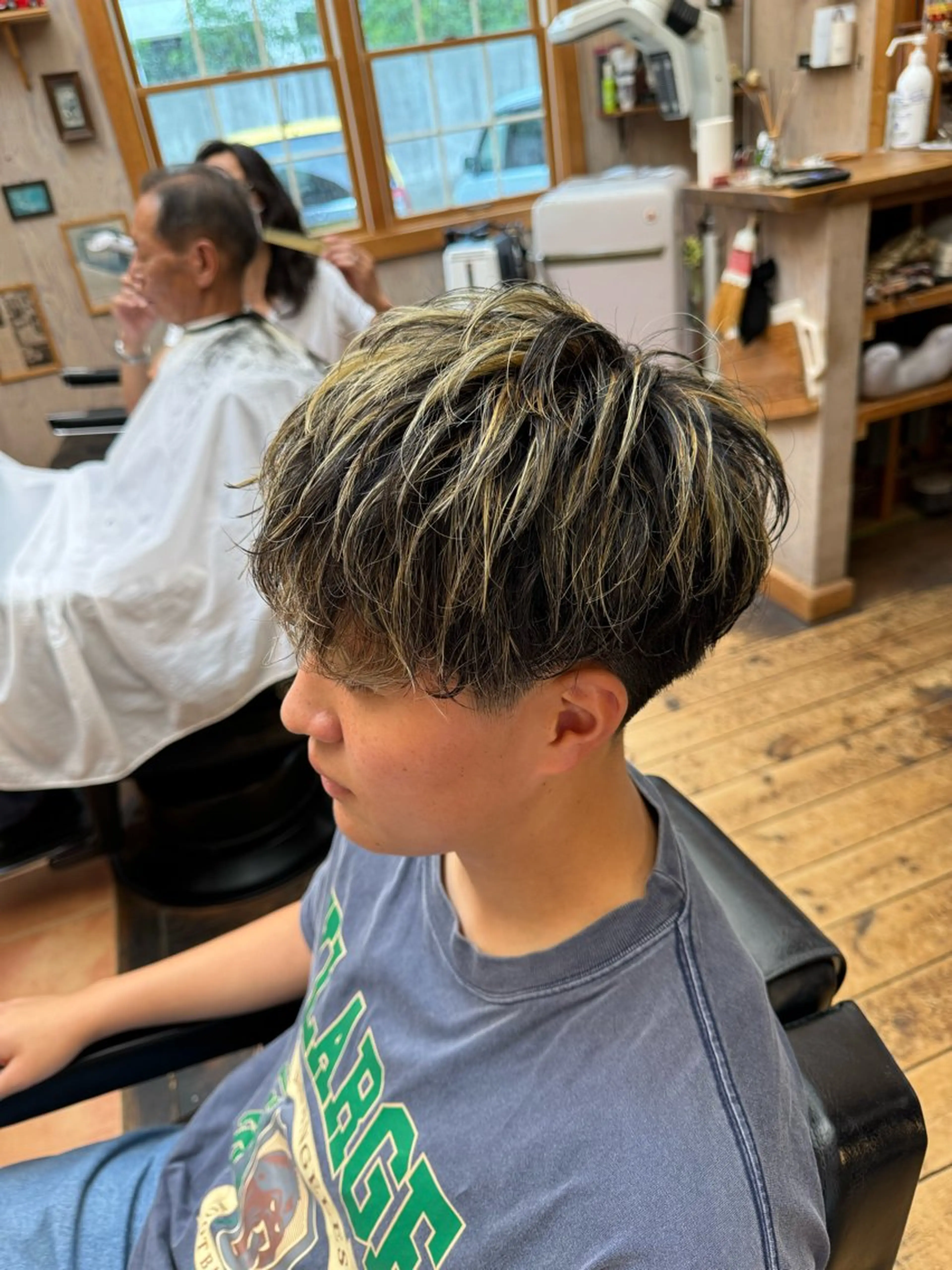 ショート メンズ カット ヘアセット MY FIRST大山 一輔のヘアスタイル