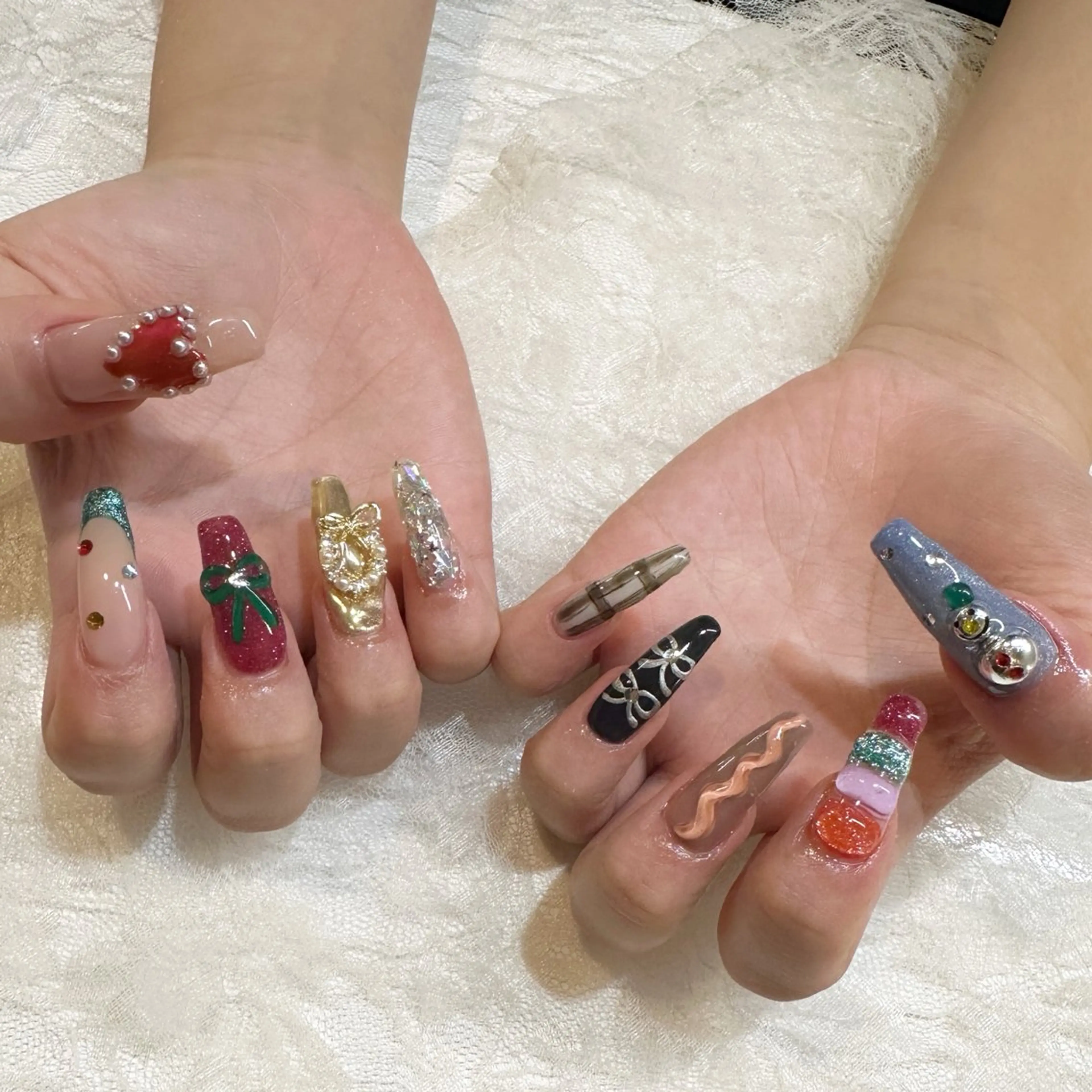 ネイル 冬ネイル ♡Nailist yui♡のネイルデザイン