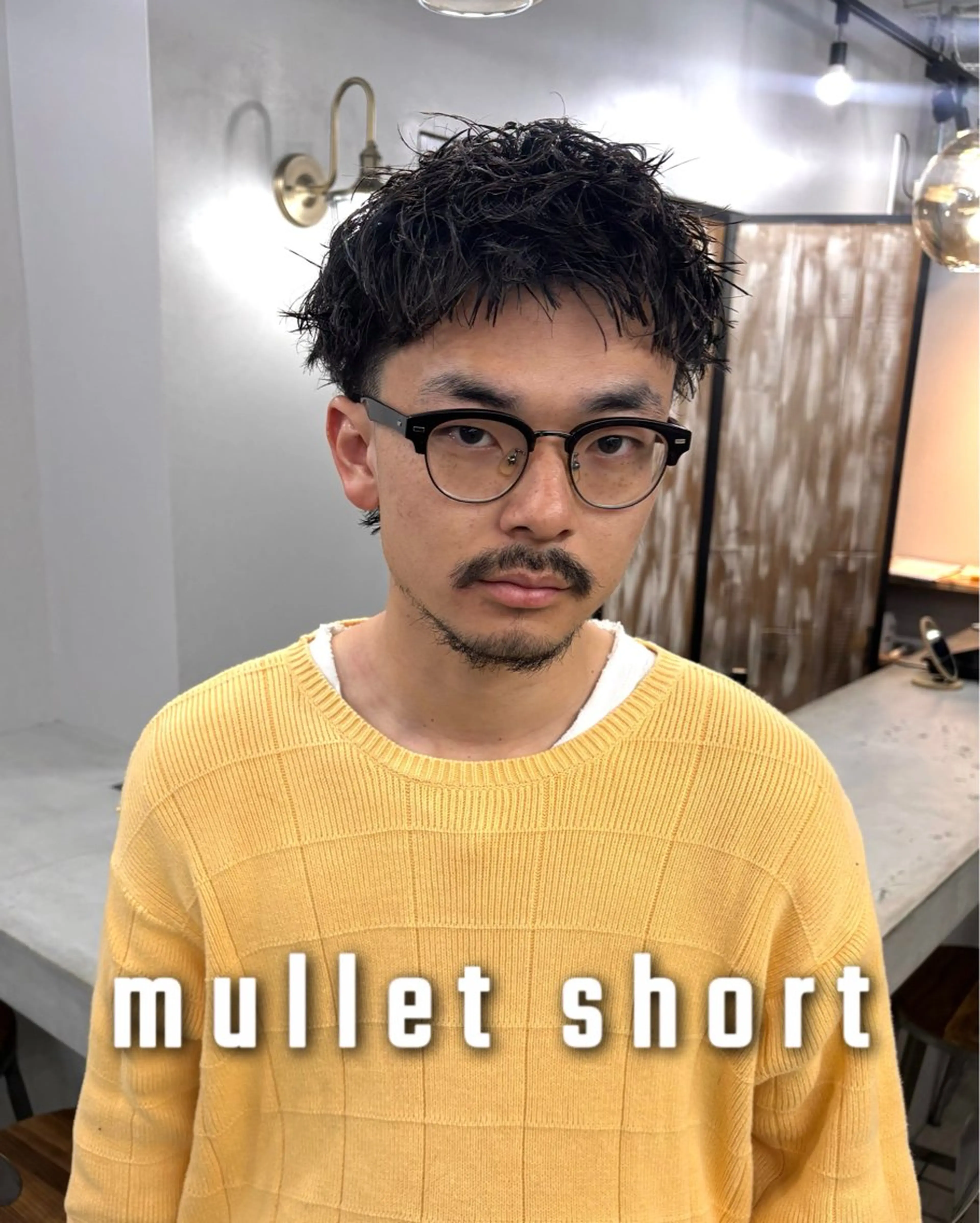 ショート パーマ メンズ マレットヘア ショートヘア カット パーマ 💈メンズ特化💈 テッペイのヘアスタイル