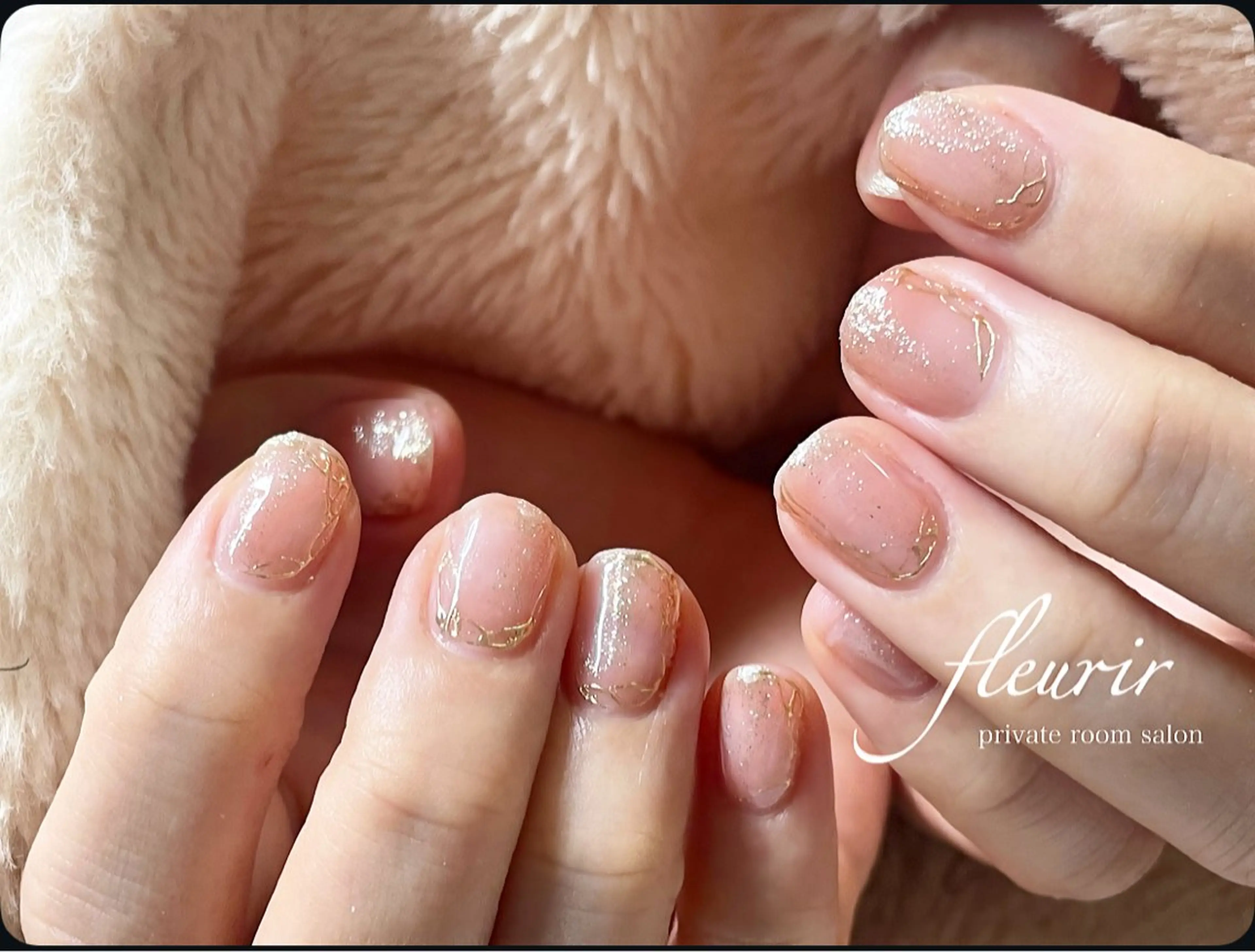 ネイル アートネイル ホログラムネイル ミラーネイル ハンドネイル フルリール 【プライベートサロンのネイルデザイン