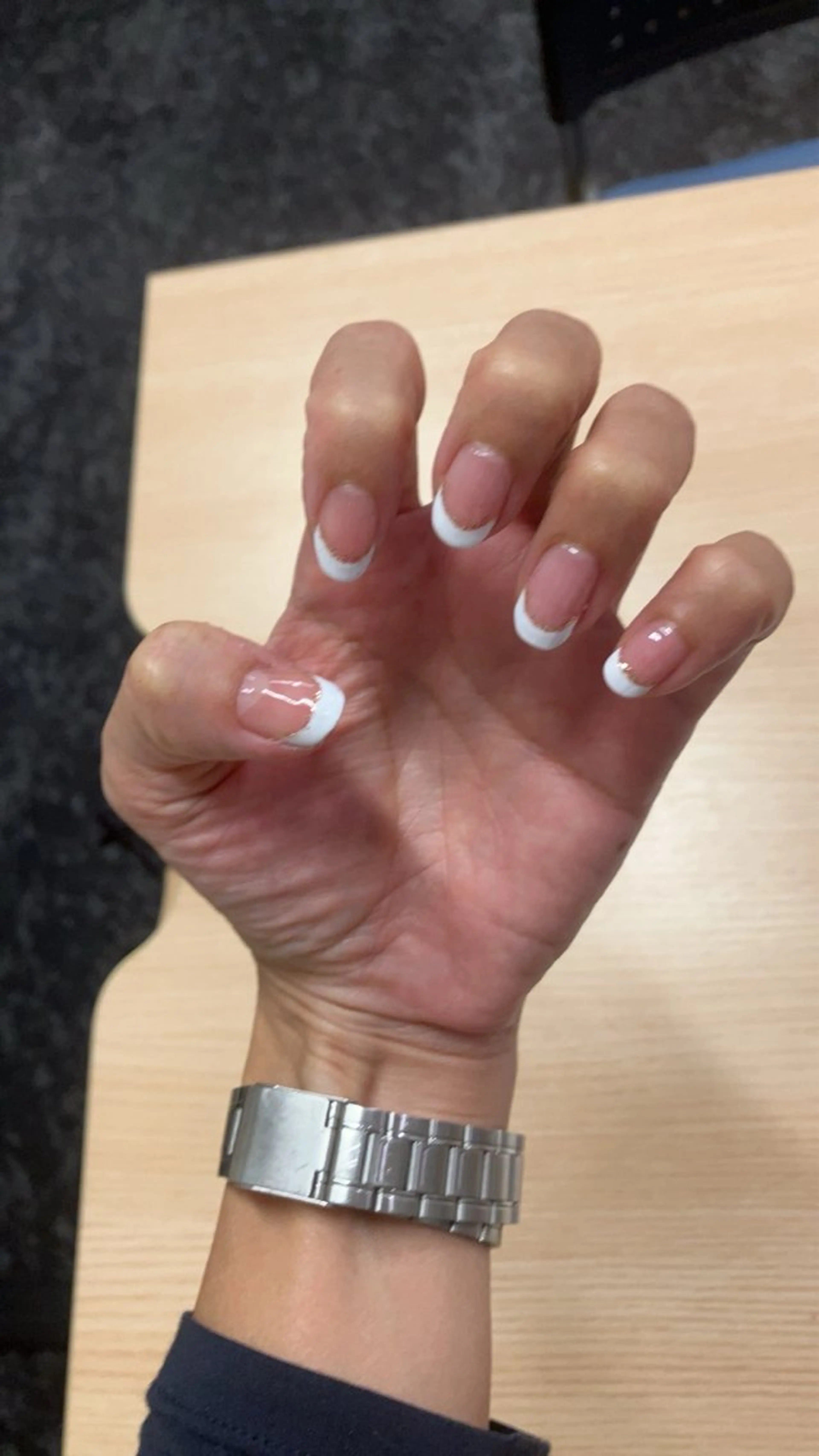 ネイル フレンチネイル ラメ(グリッター) ハンドネイル Horizon☆Nails所属・Horizon ☆Nailsのネイルデザイン