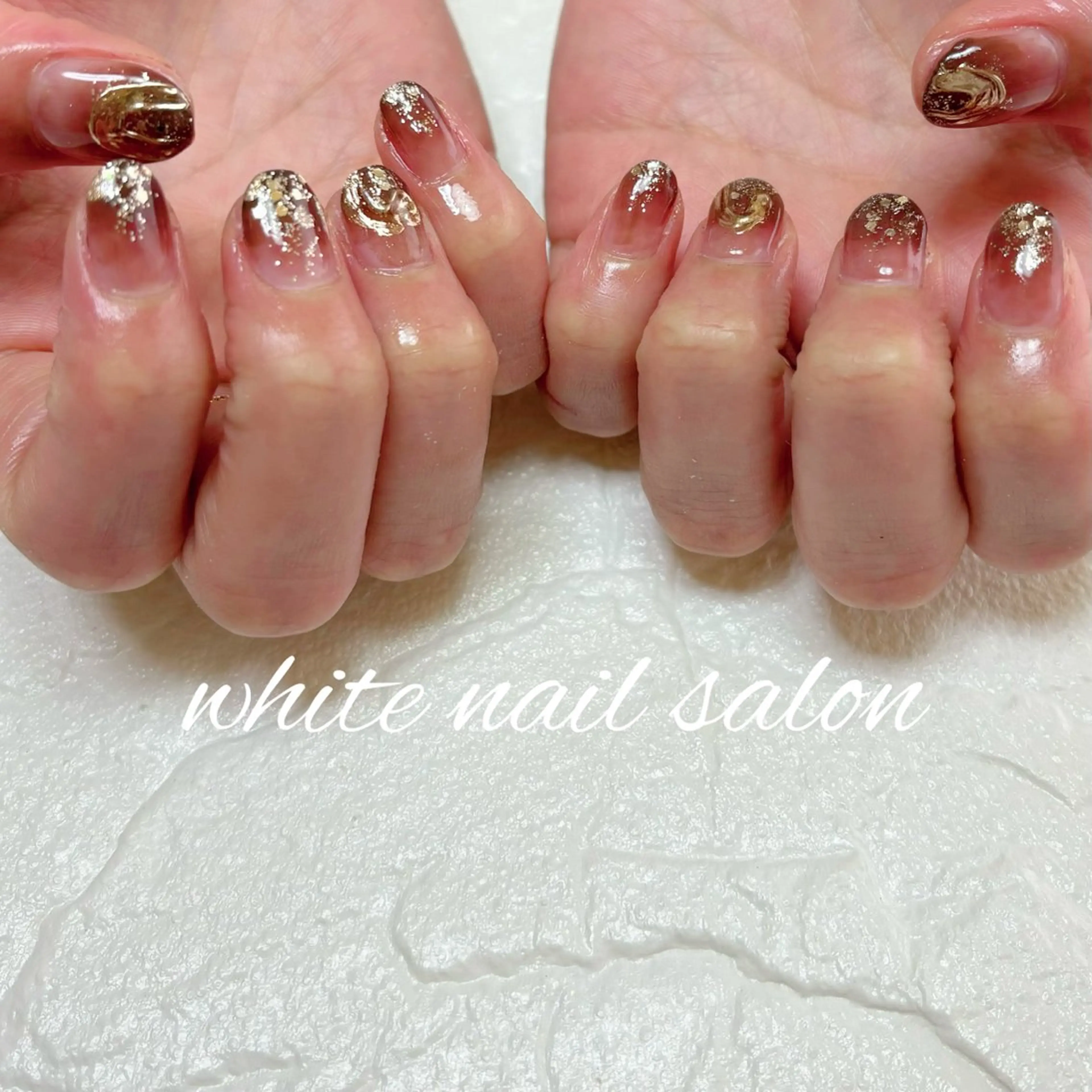 ネイル 持ち込み ホワイト ハンドネイル white nail salonのネイルデザイン