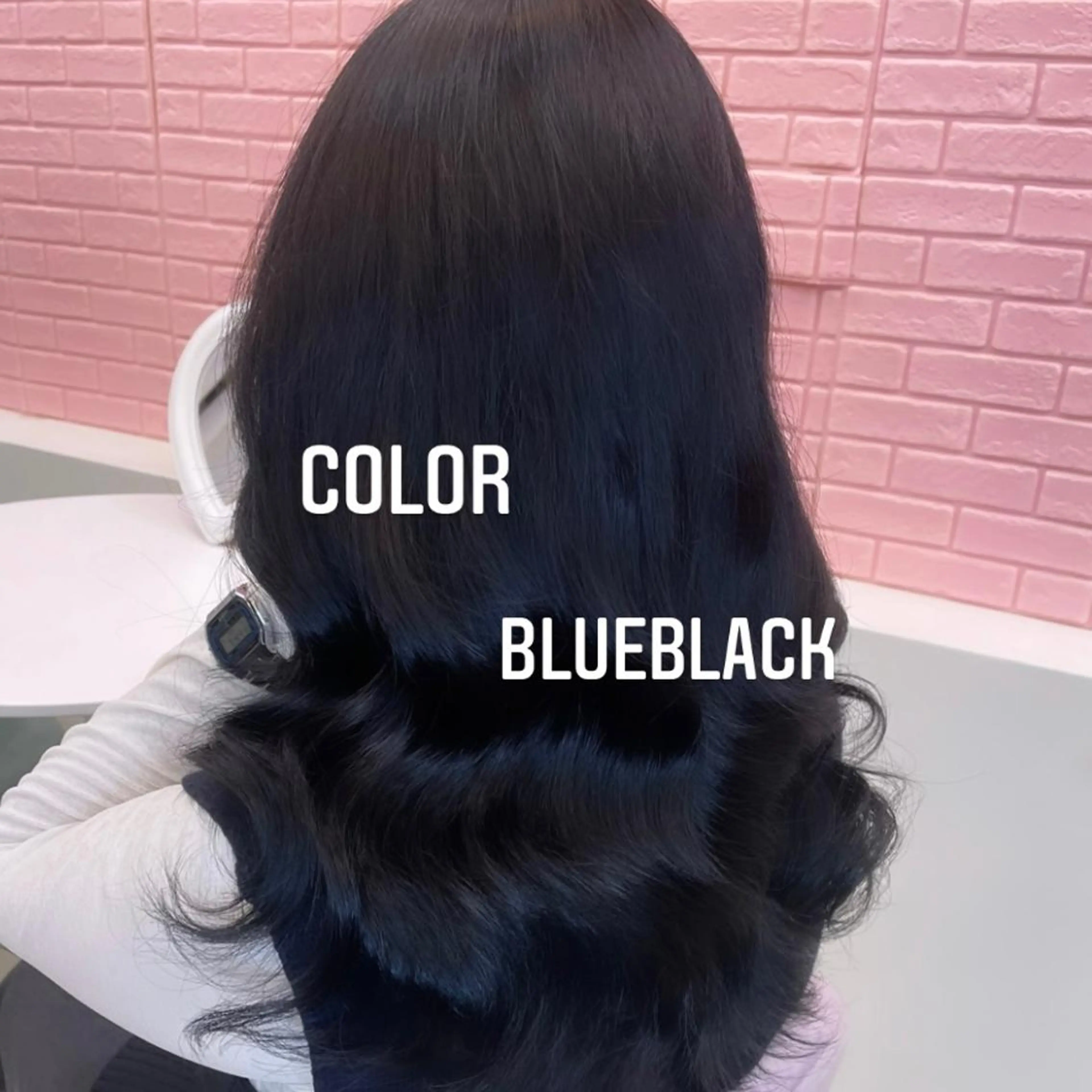 ミディアム カラー エクステ🩵ブリーチ 韓国ヘア🩵KAEのヘアスタイル